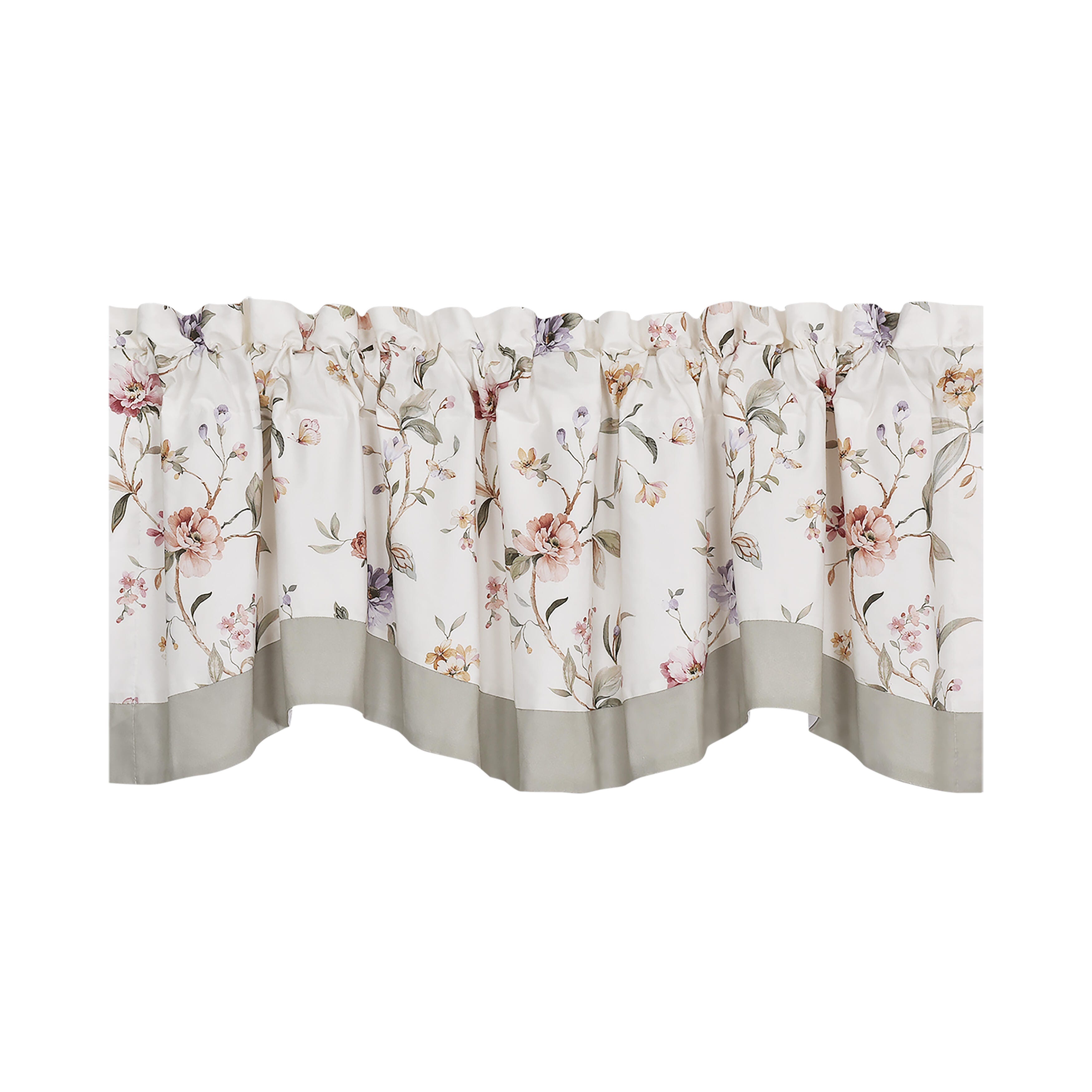 J. Queen Cottage Clarice Scallop Valance, , large