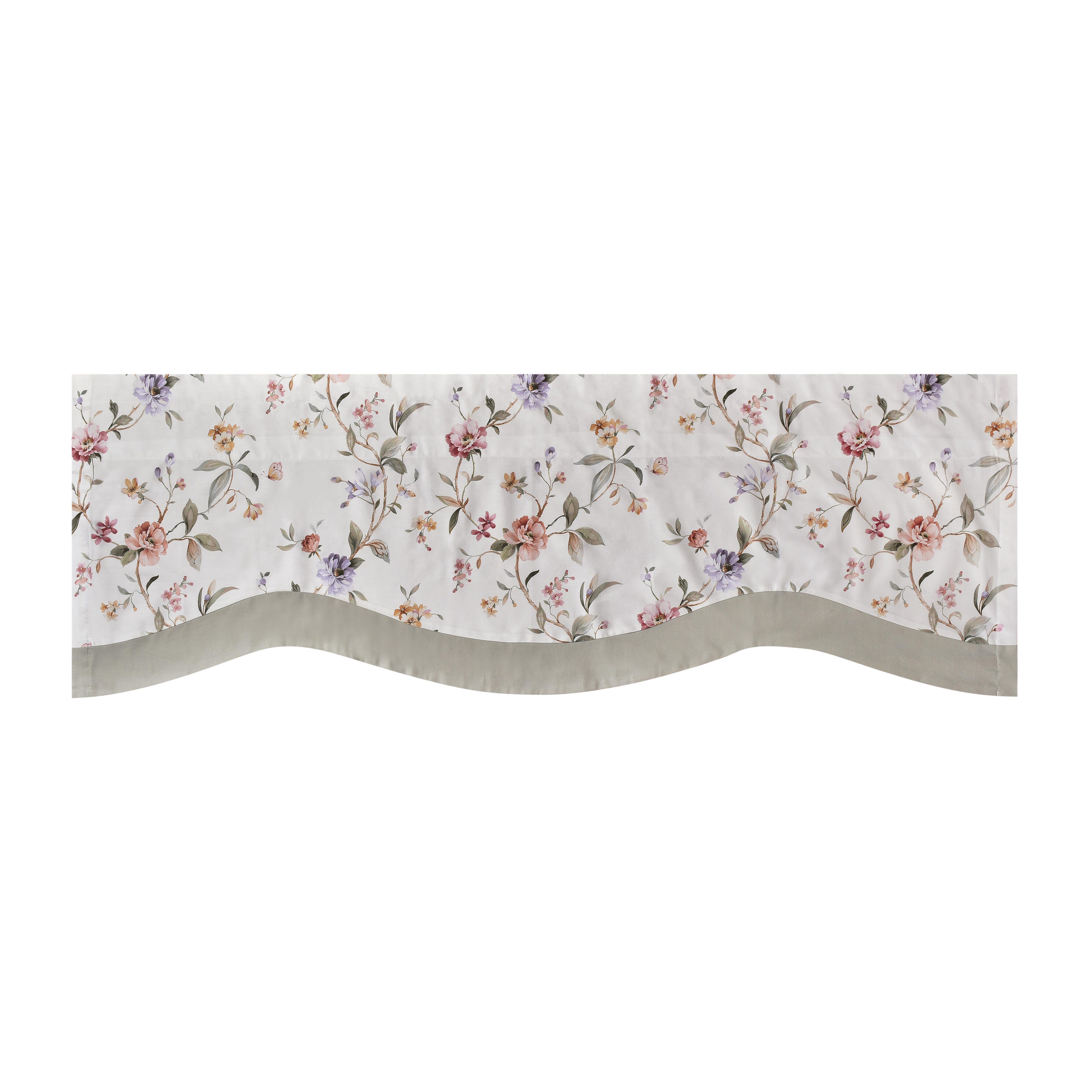 J. Queen Cottage Clarice Scallop Valance, , large