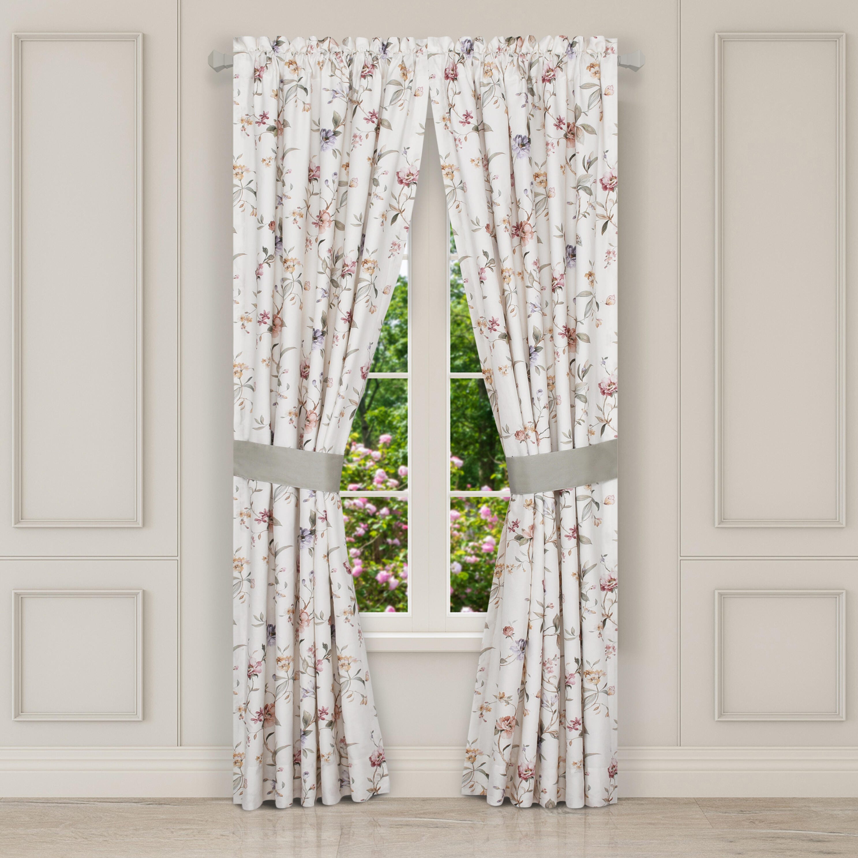 J. Queen Cottage Clarice Window Panel Pair, , rollover