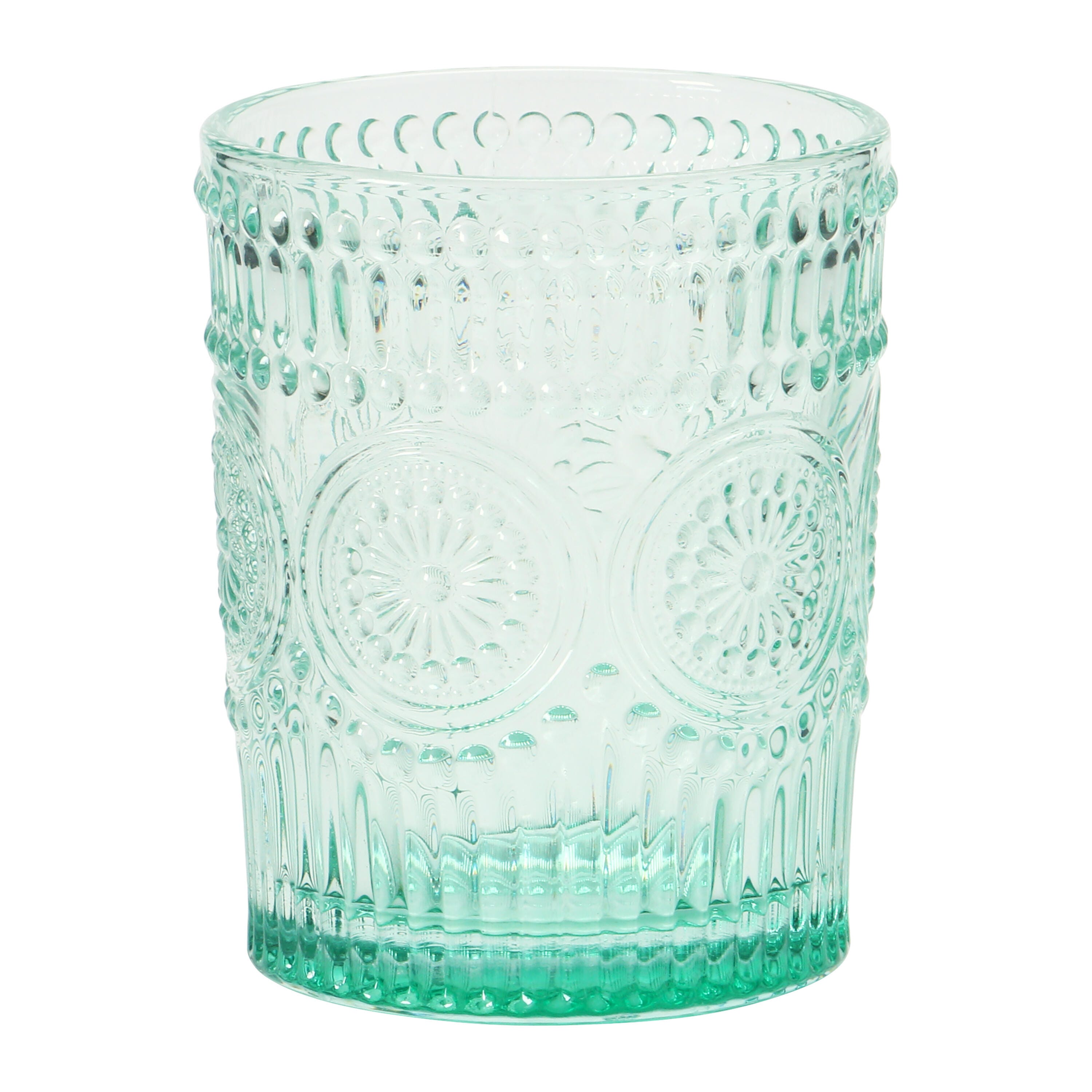 Storied Home Embossed Drinking Glass, , large