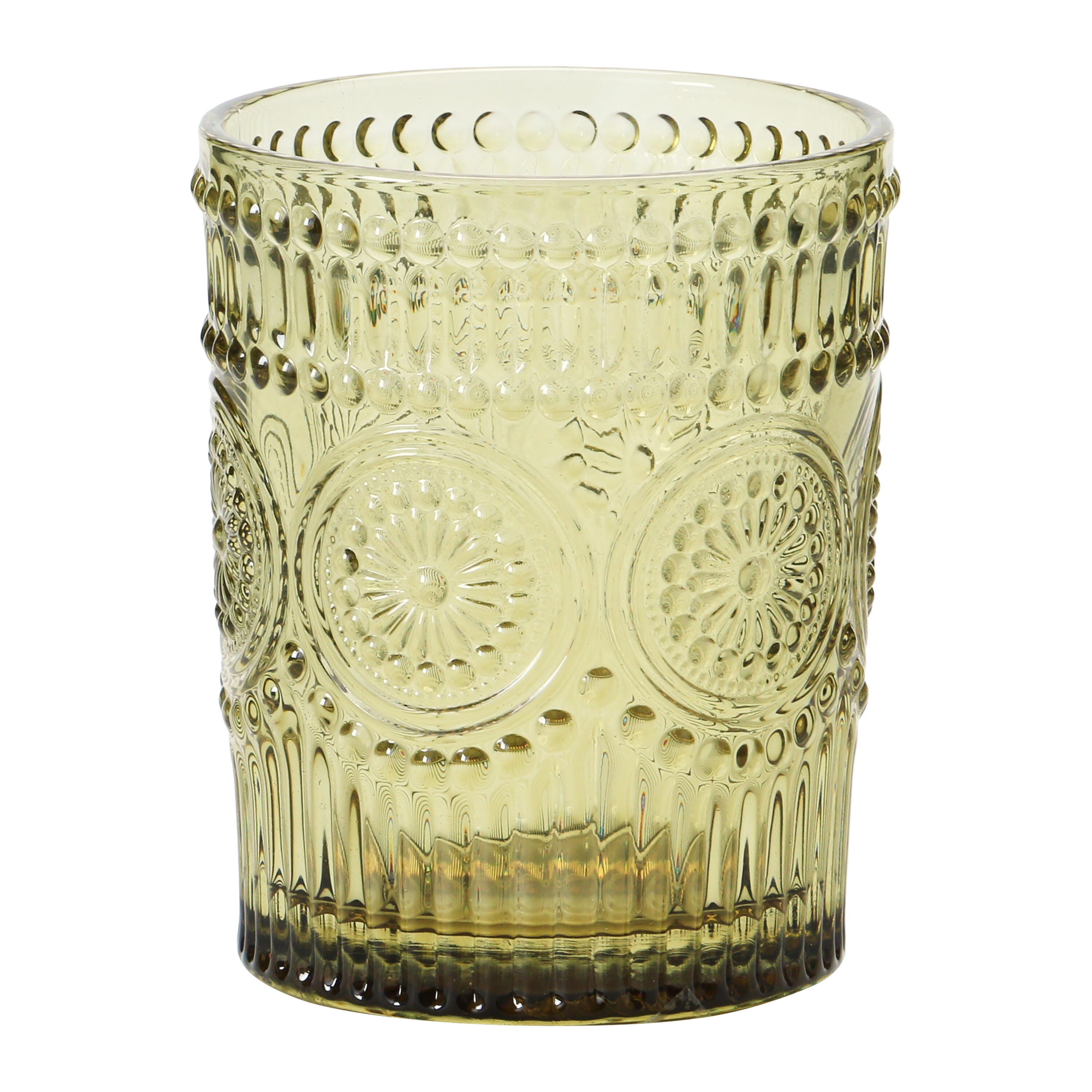 Storied Home Embossed Drinking Glass, , large