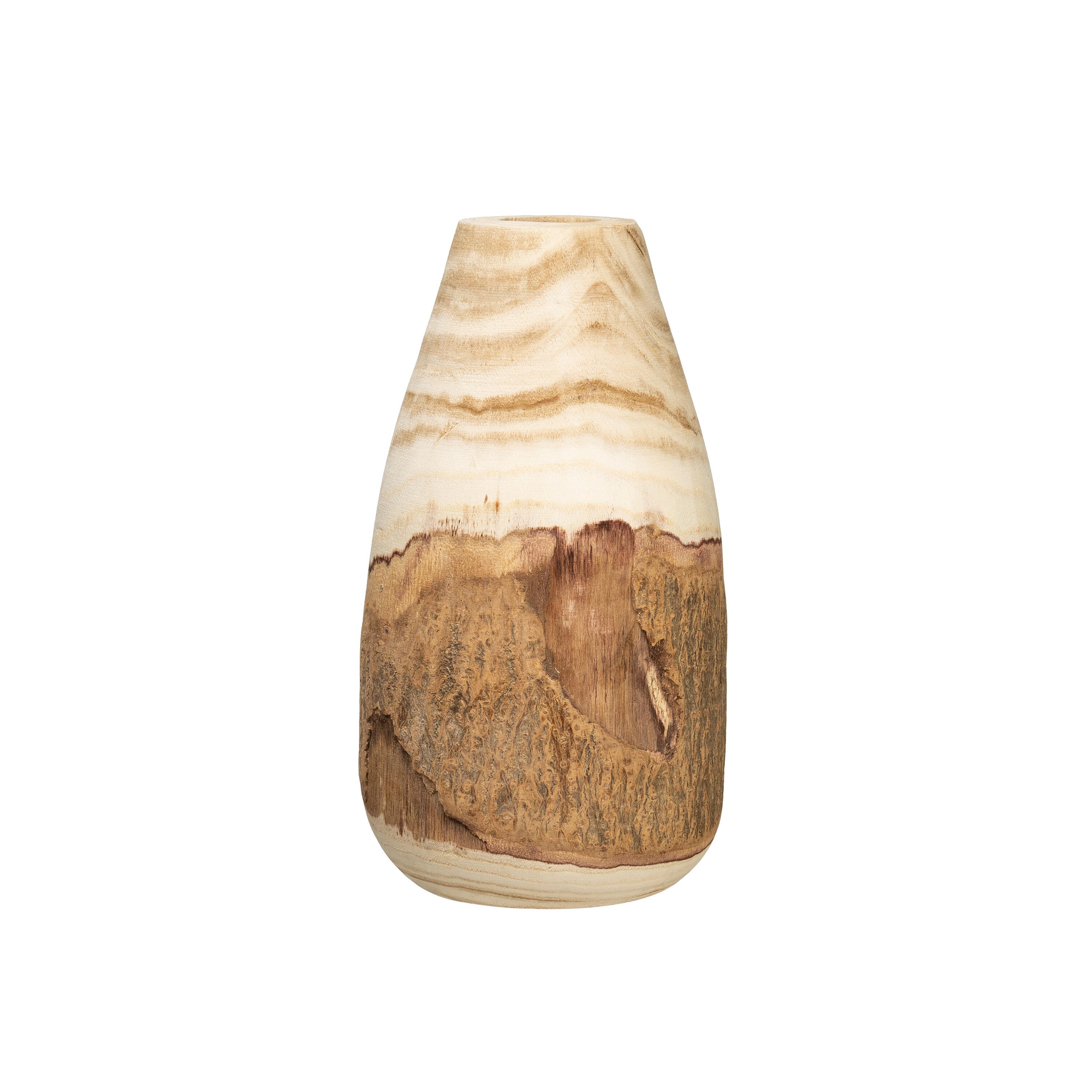 Storied Home Paulownia Vase with Live Edge, , large