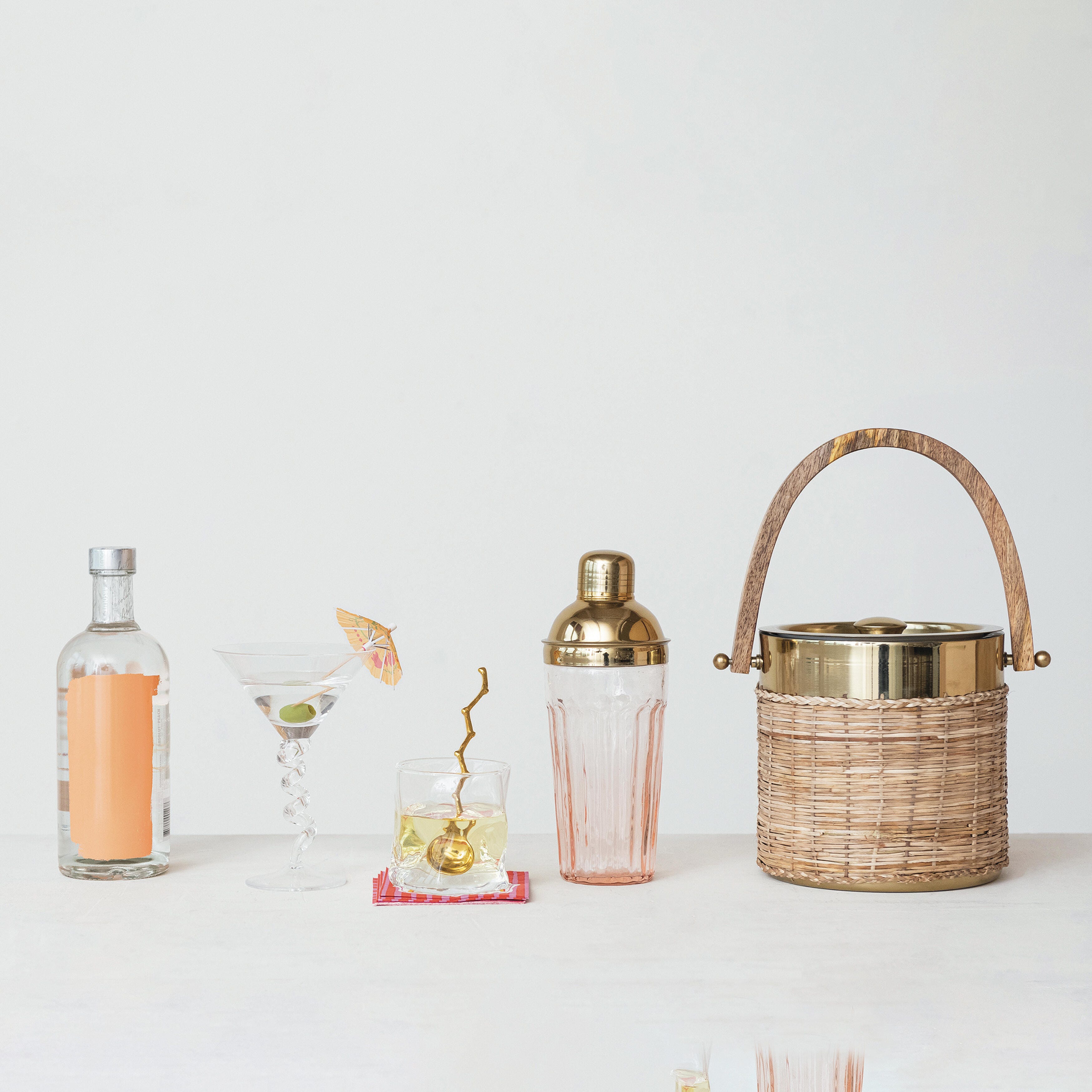 Storied Home Minimalist Cocktail Shaker, , large