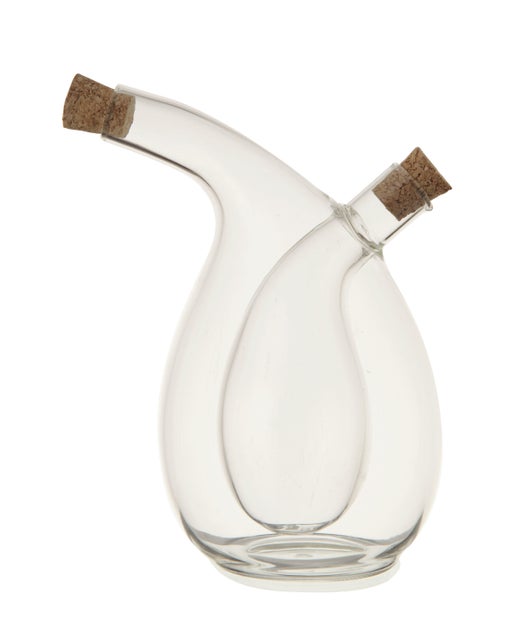 Storied Home Eagle Beak Oil & Vinegar Cruet with Cork Stoppers