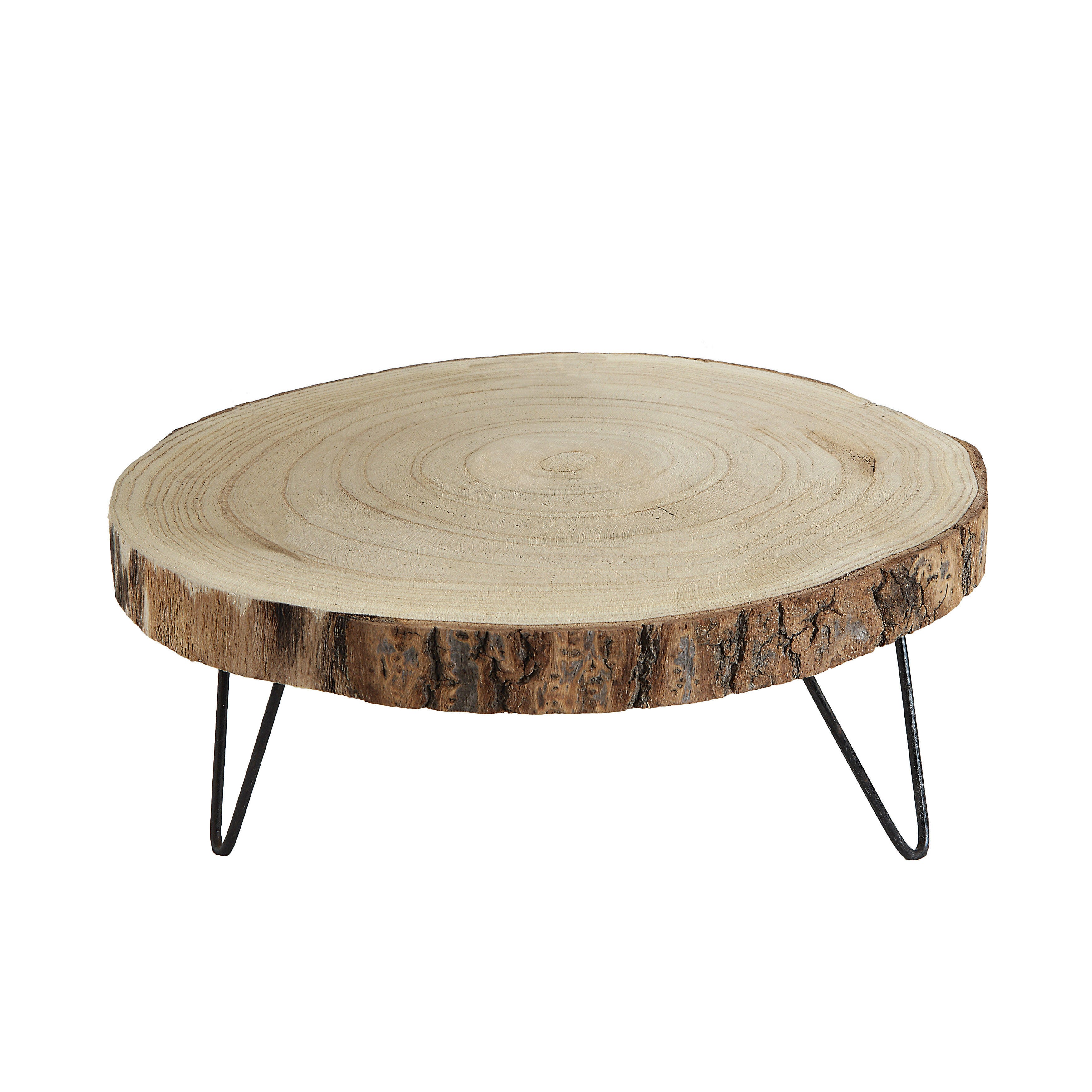 Storied Home Decorative Paulownia Pedestal, , large