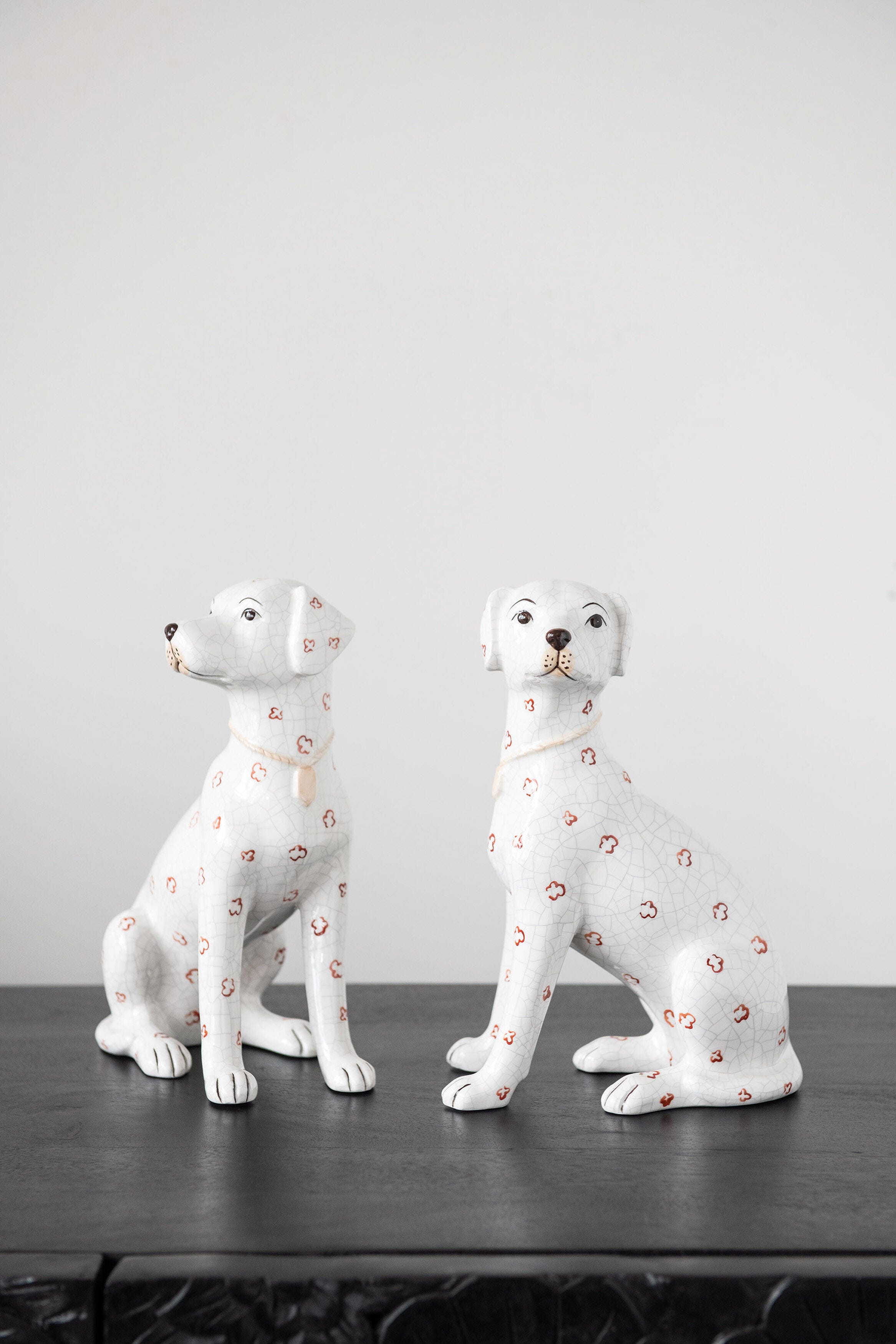 Storied Home Dolomite Hand-Painted Dog Set of 2, , large