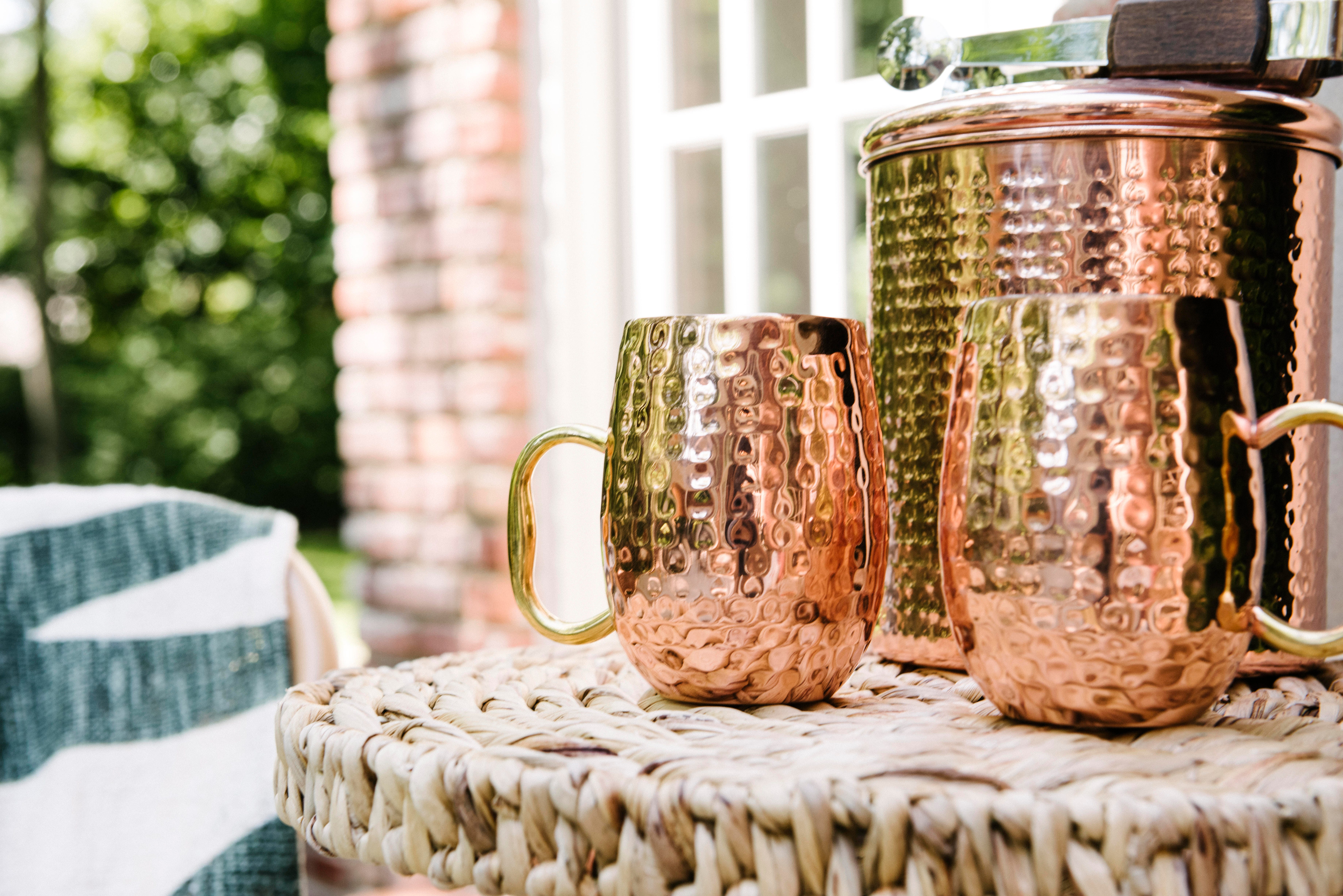 Storied Home Hammered Mule Mug, , large