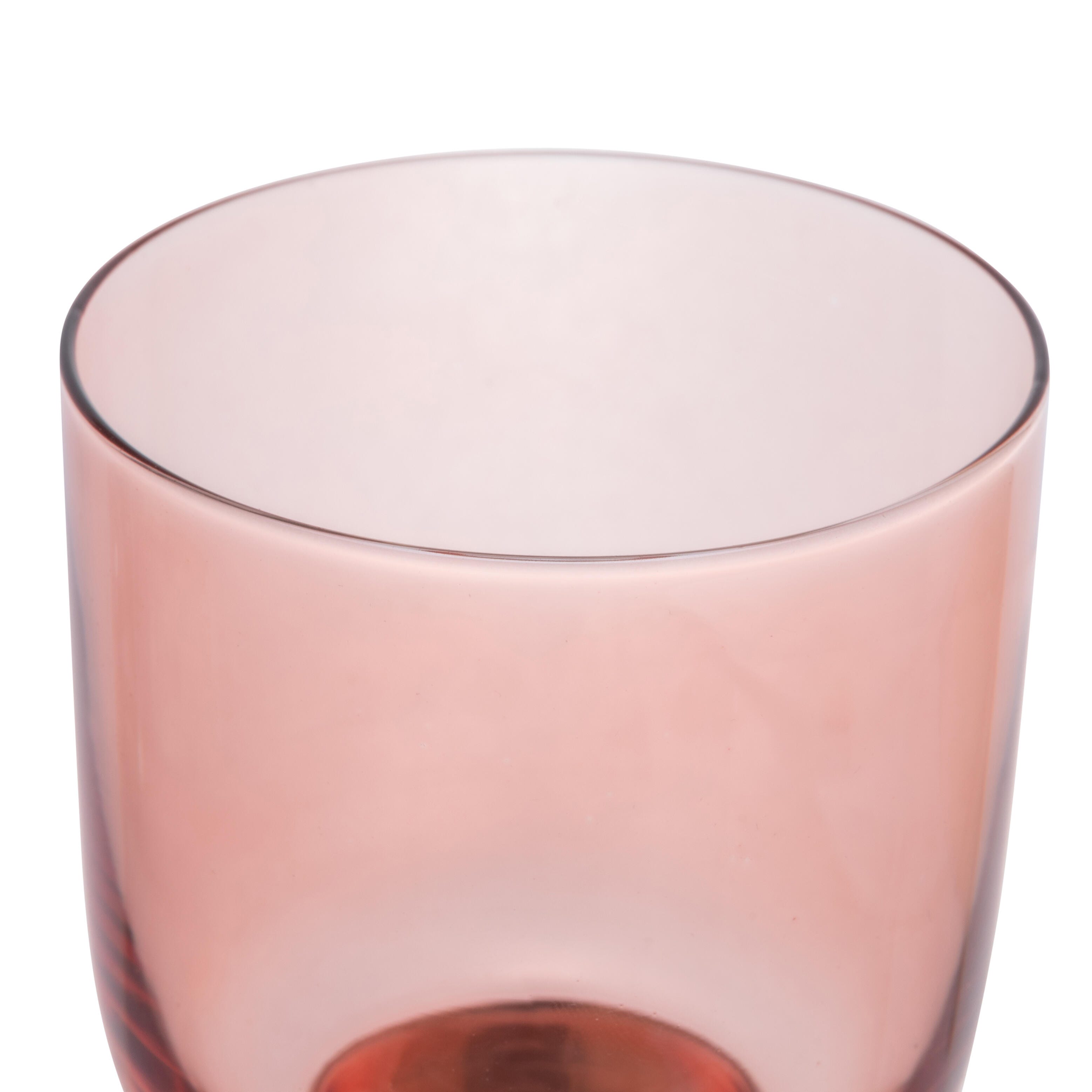 Storied Home Hand Blown Footed Drinking Glasses Set of 4, , large
