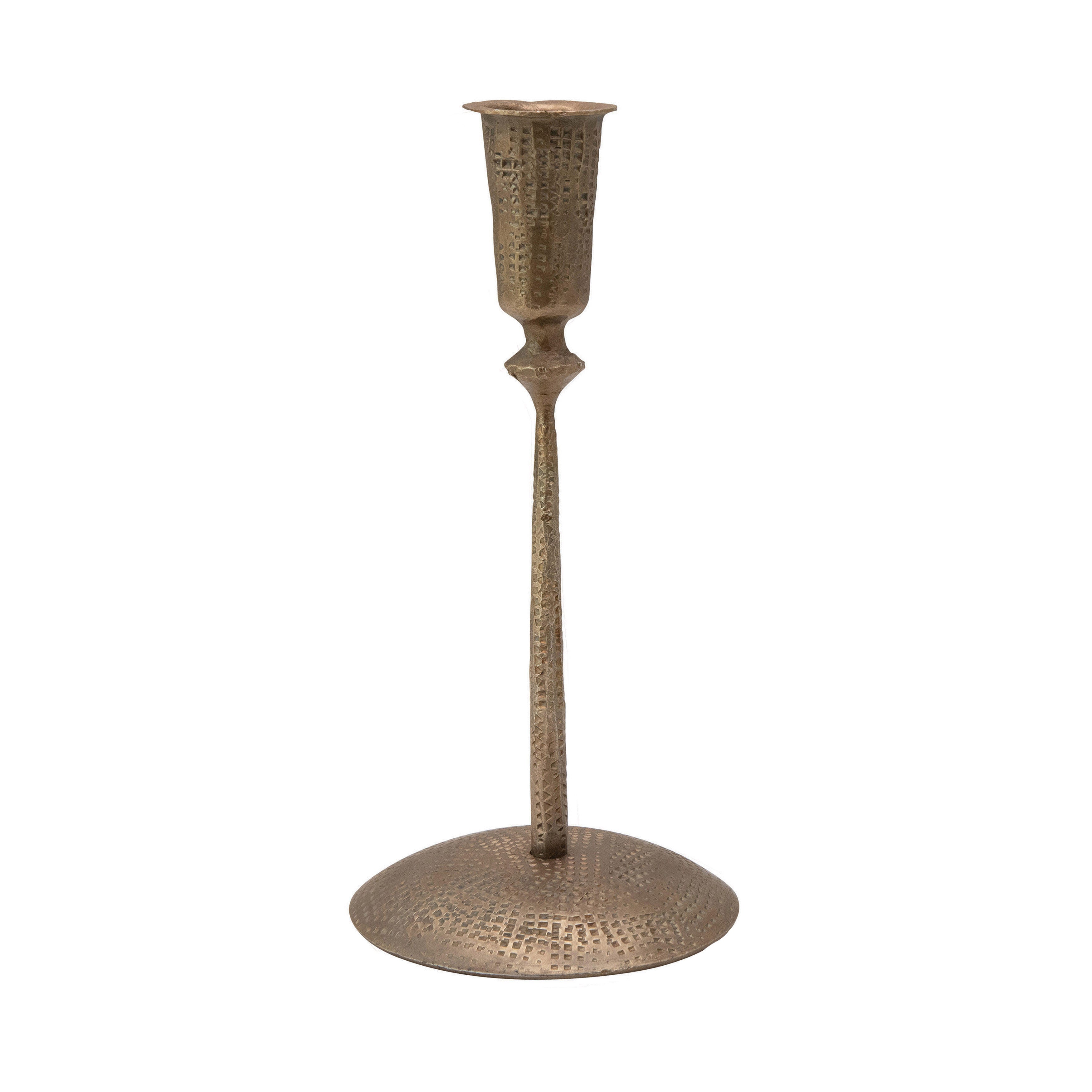 Storied Home Hand-Forged Hammered Taper Holder, , large