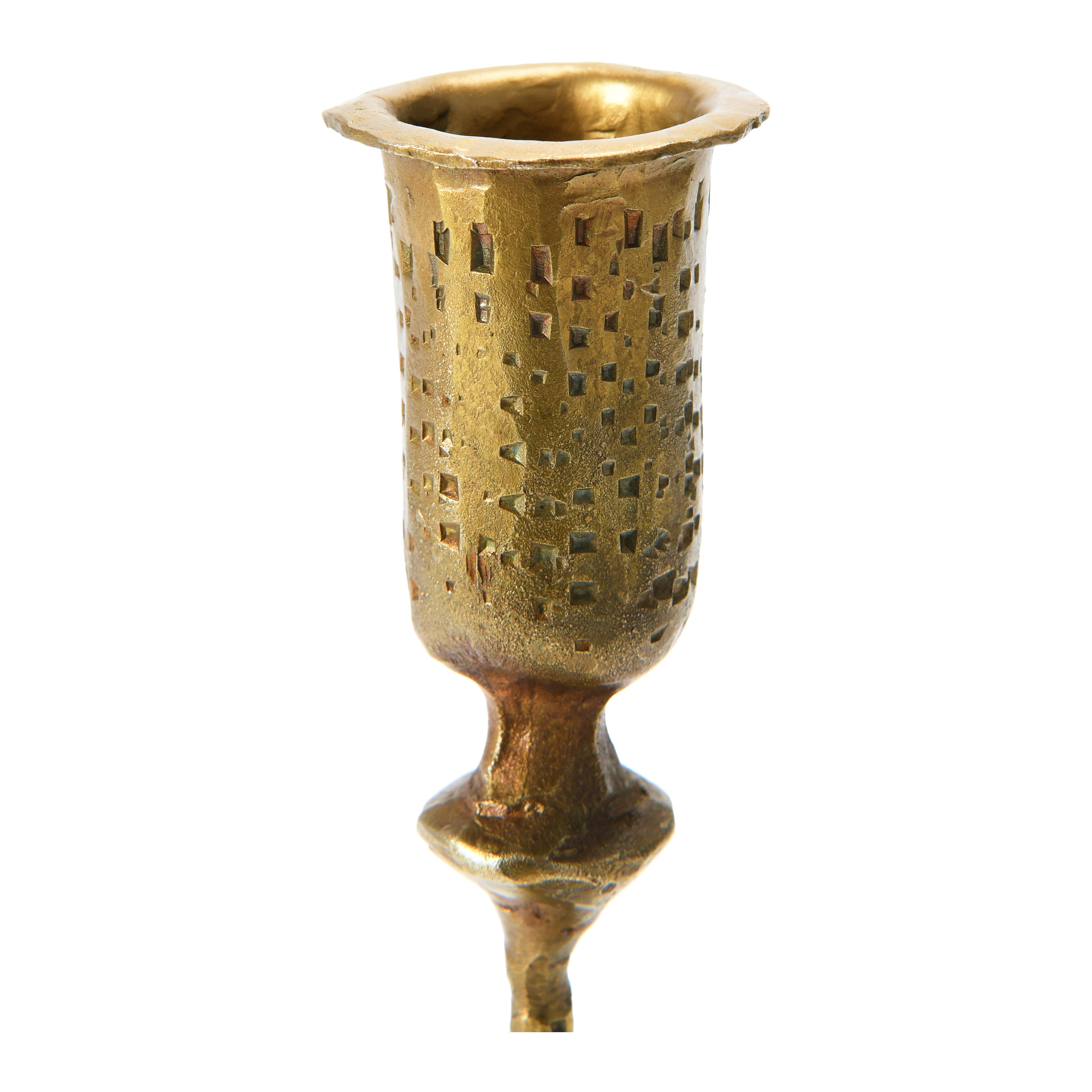 Storied Home Hand-Forged Hammered Taper Holder, , large