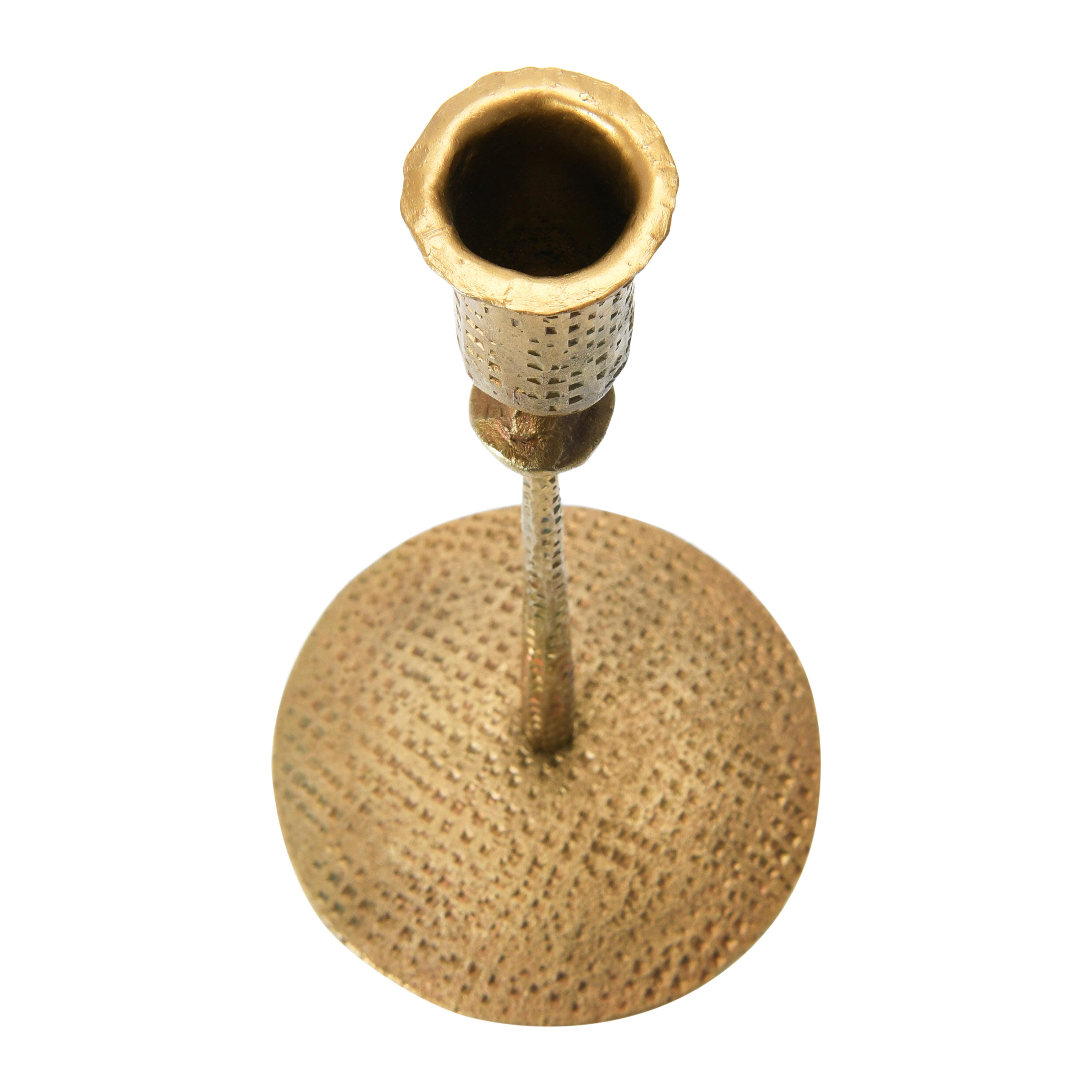 Storied Home Hand-Forged Hammered Taper Holder, , large