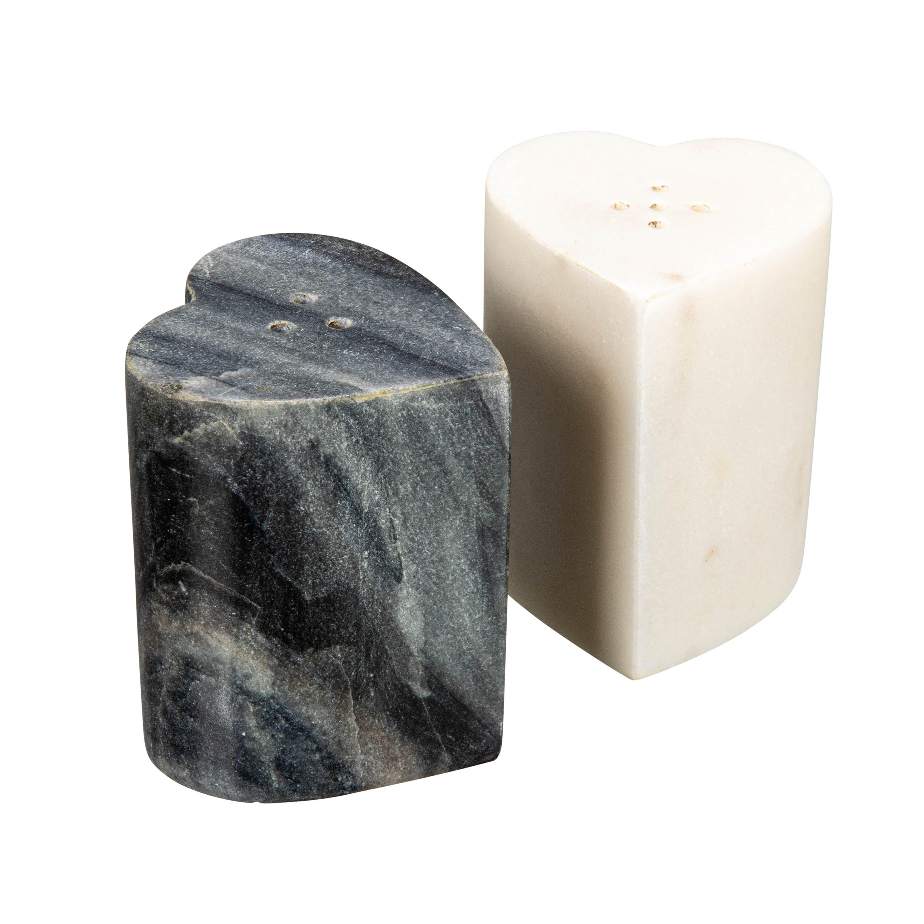 Storied Home Heart-Shaped Salt and Pepper Shakers Set of 2, , large