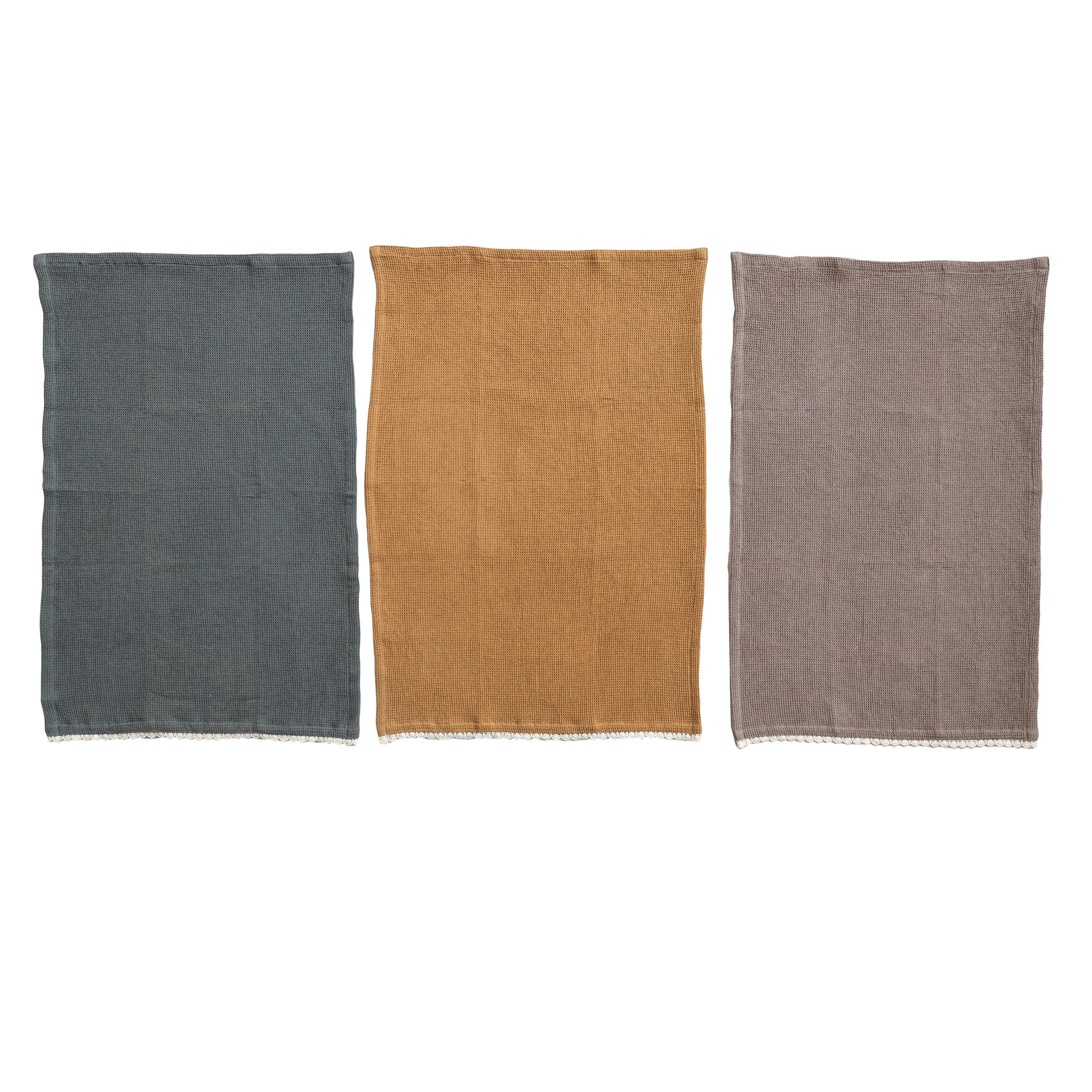 Storied Home Pastoral Tea Towels Set of 3, , large
