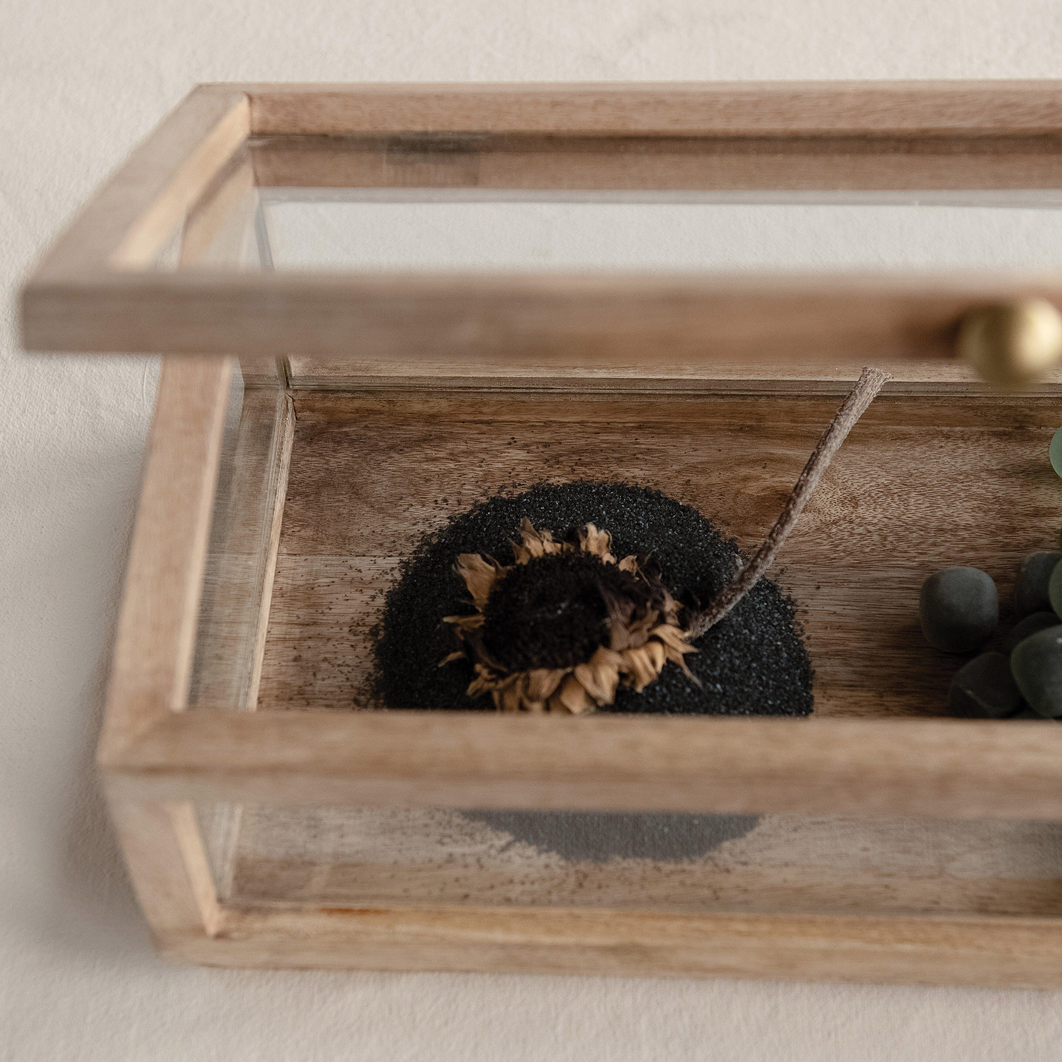 Storied Home Rustic Display Box with Lid, , large