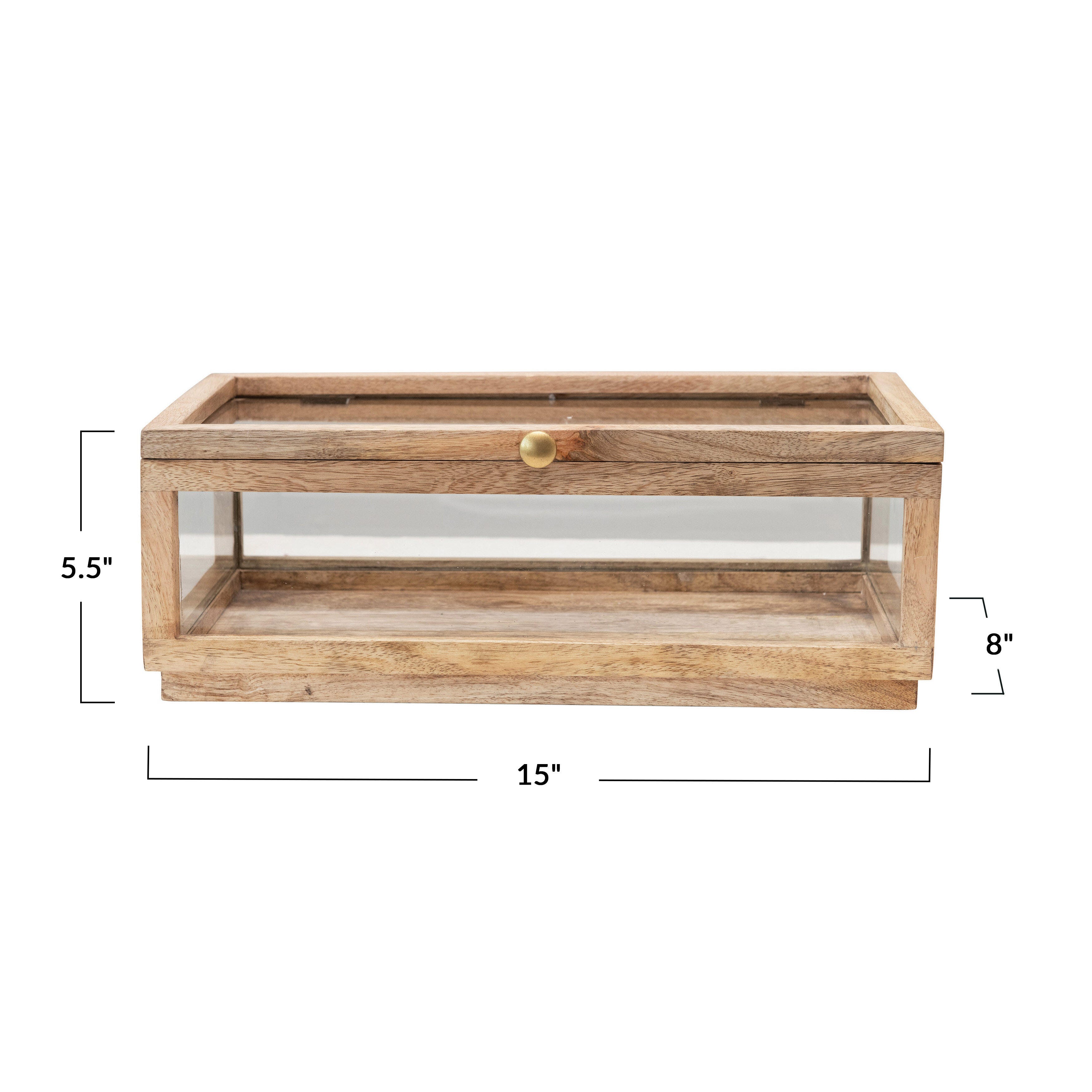 Storied Home Rustic Display Box with Lid, , large
