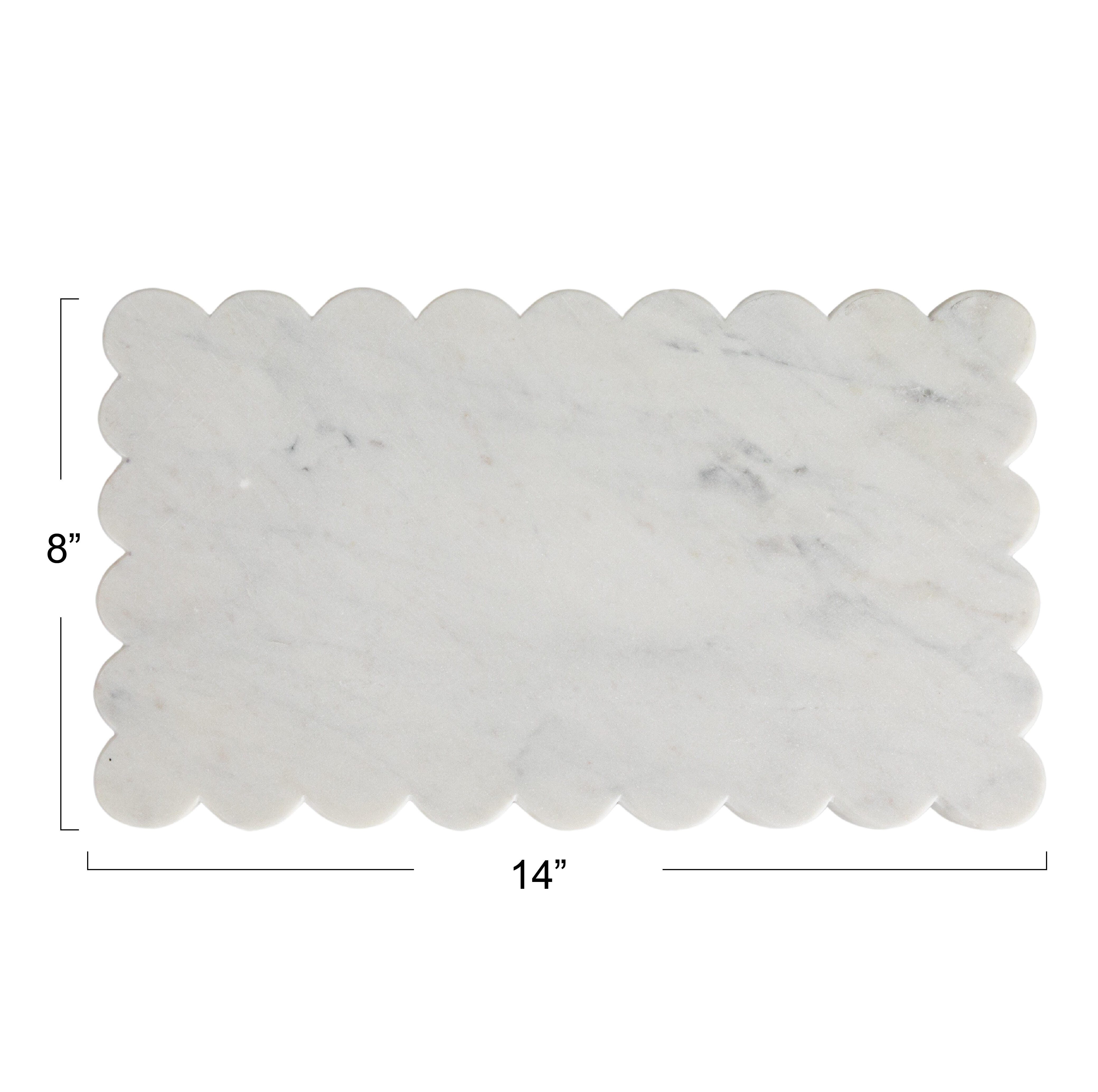 Storied Home Scalloped Edge Cheese Board, , large