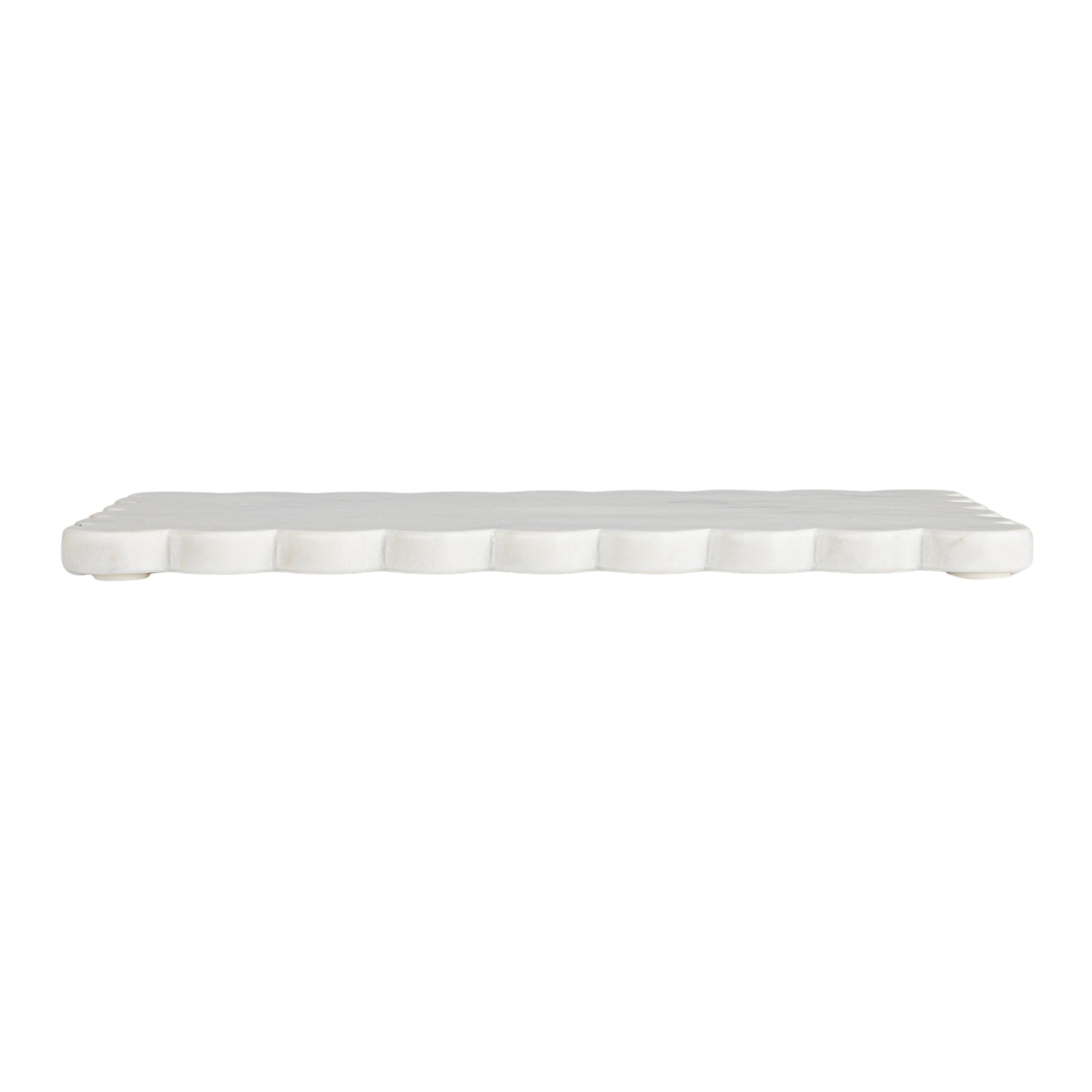 Storied Home Scalloped Edge Cheese Board, , large