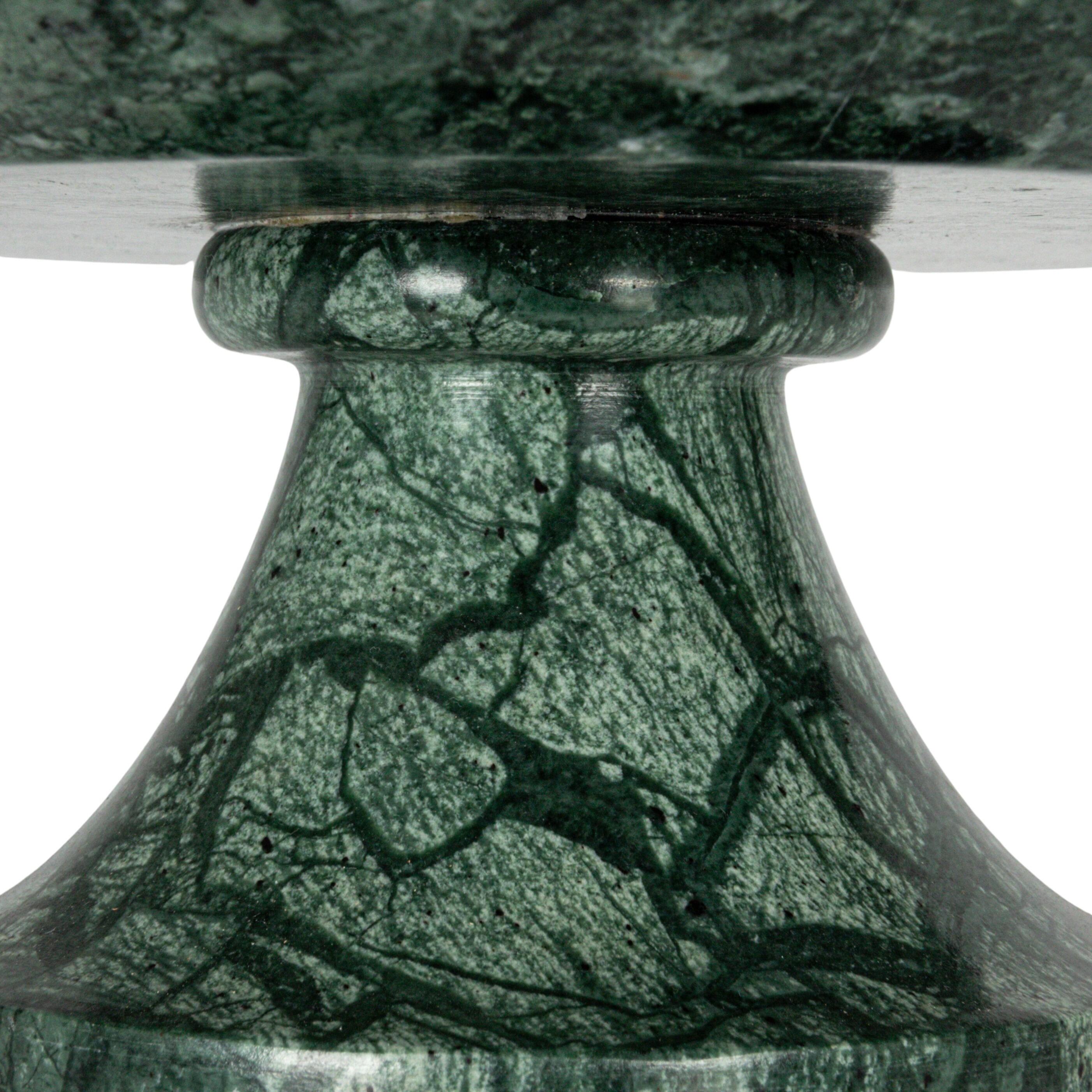Storied Home Marble Footed Pedestal Bowl, , large