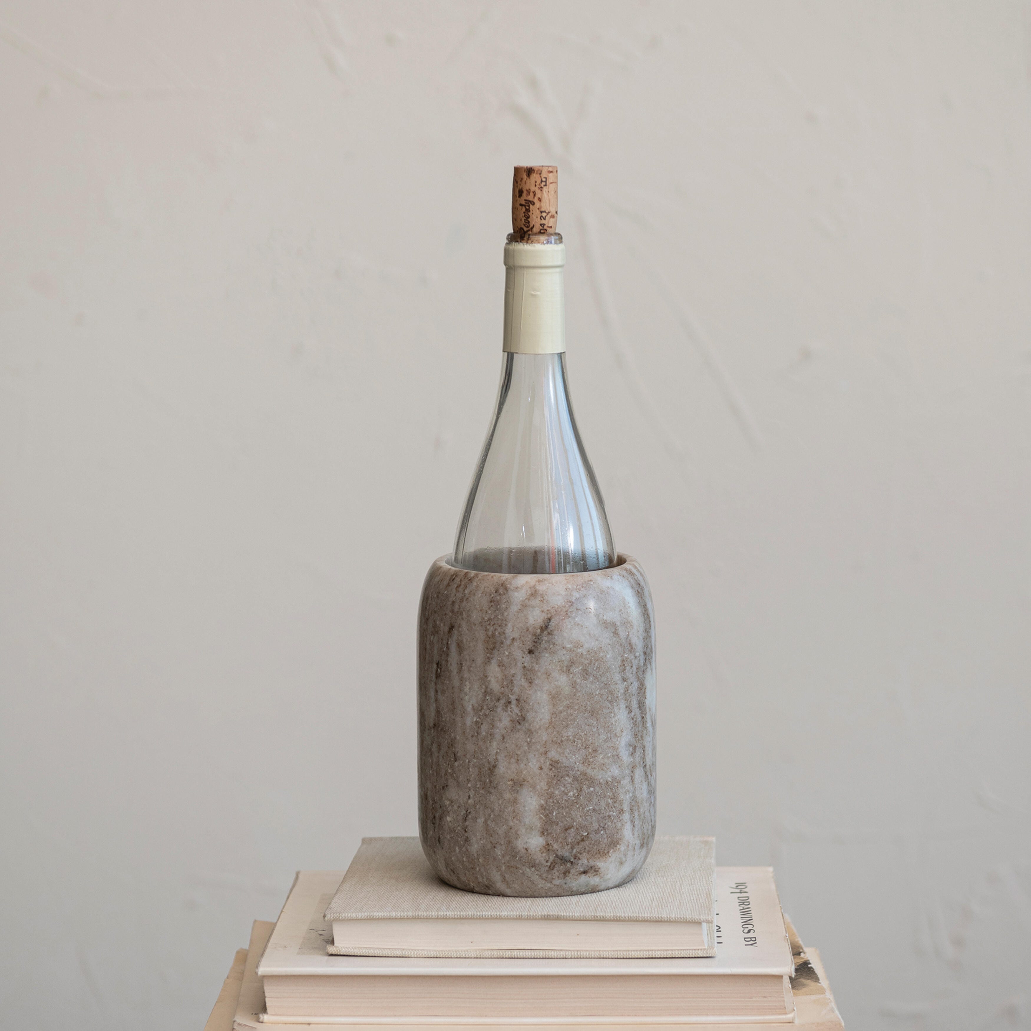 Storied Home Modern Marble Bottle Holder, , rollover