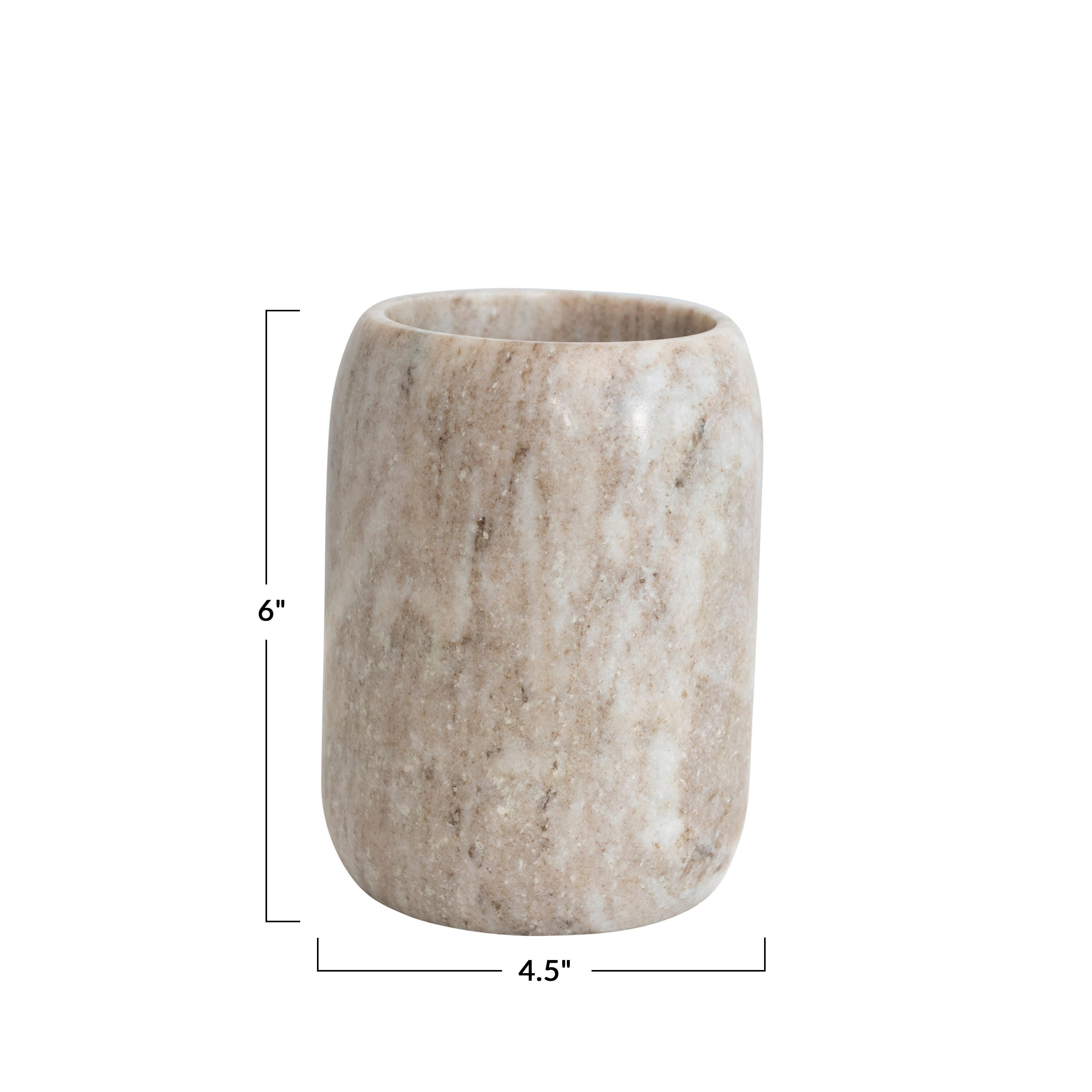 Storied Home Modern Marble Bottle Holder, , large