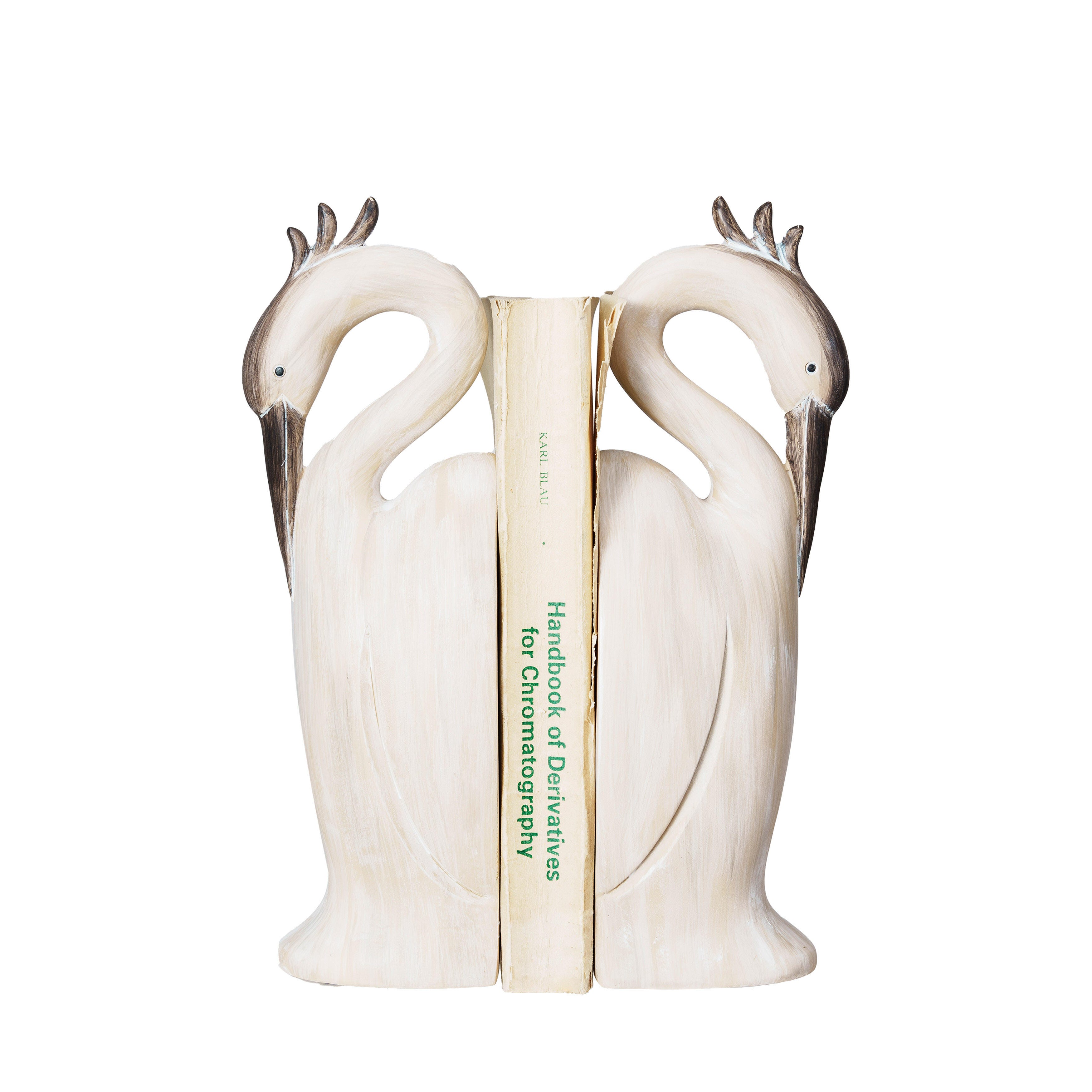 Storied Home Resin Heron Bookends, , large