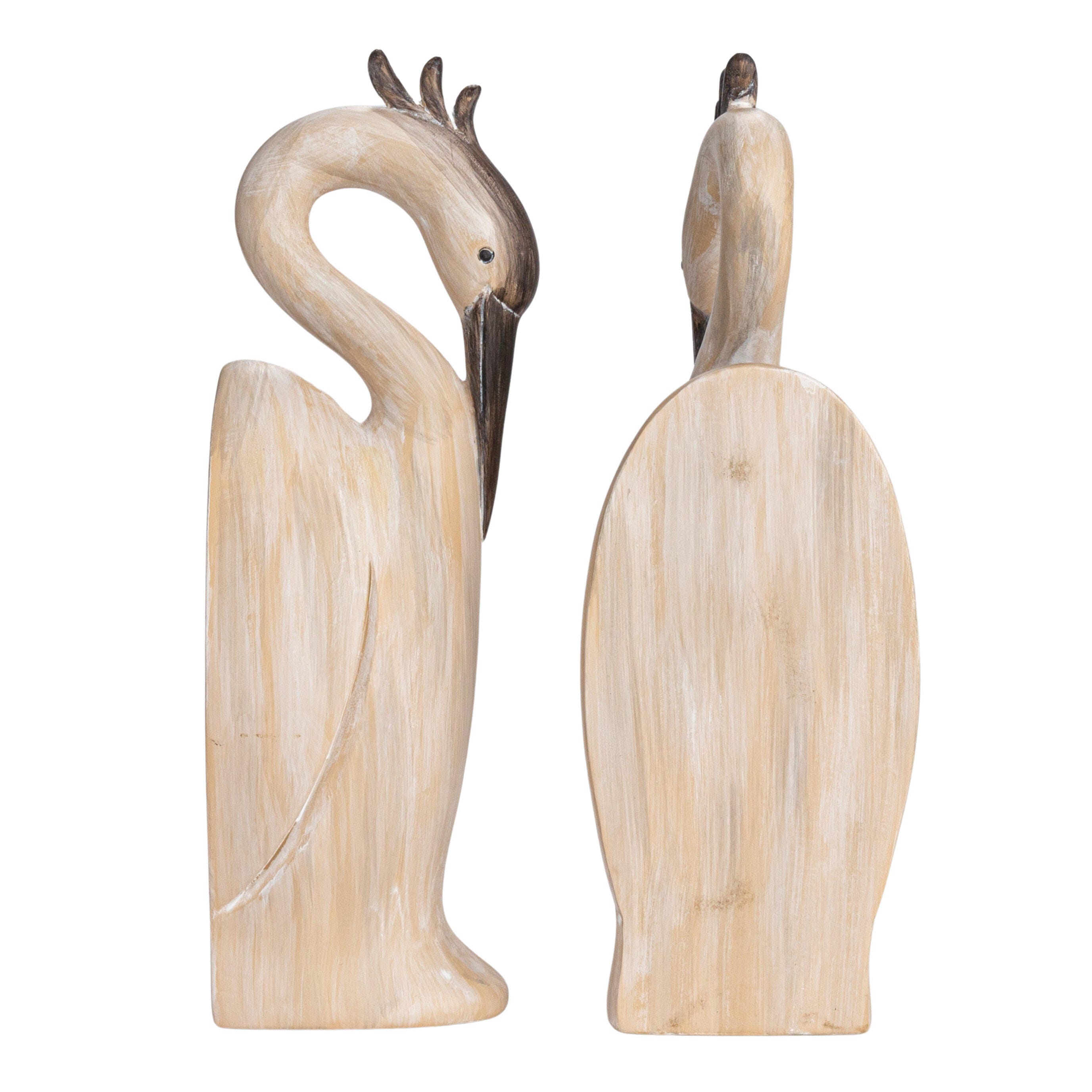 Storied Home Resin Heron Bookends, , large