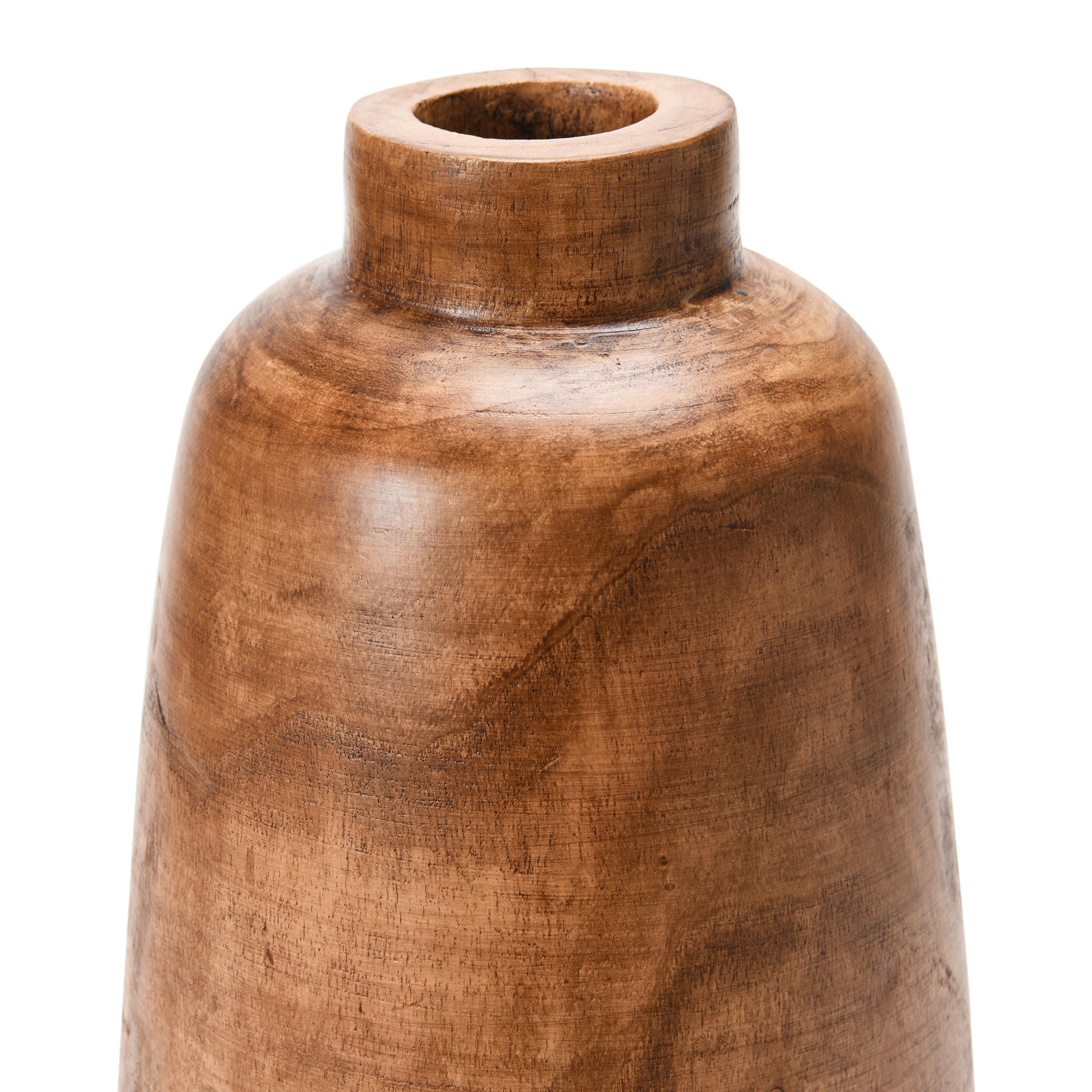 Storied Home Decorative Paulownia Tall Vase, , large
