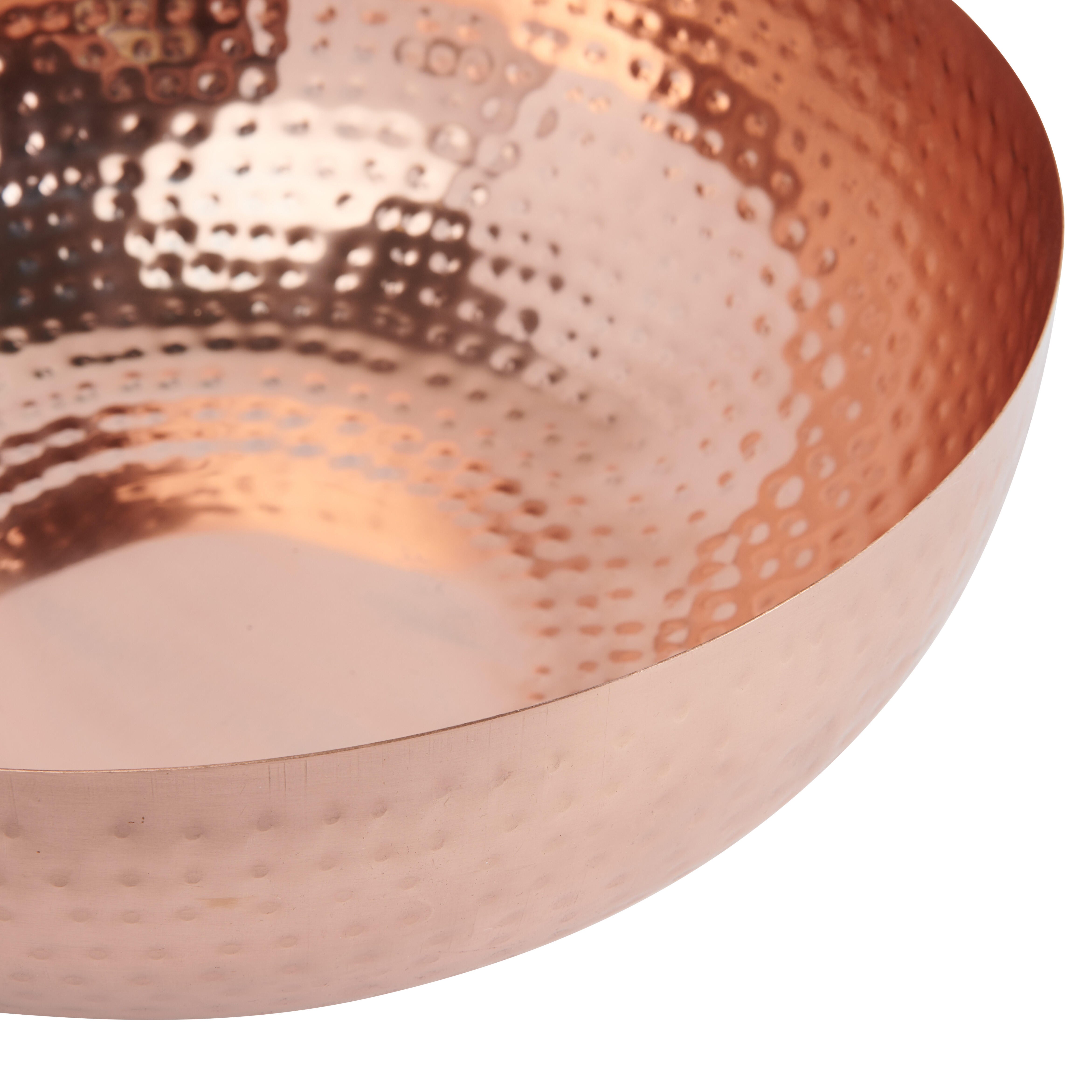 Storied Home Round Hammered Bowl, , large