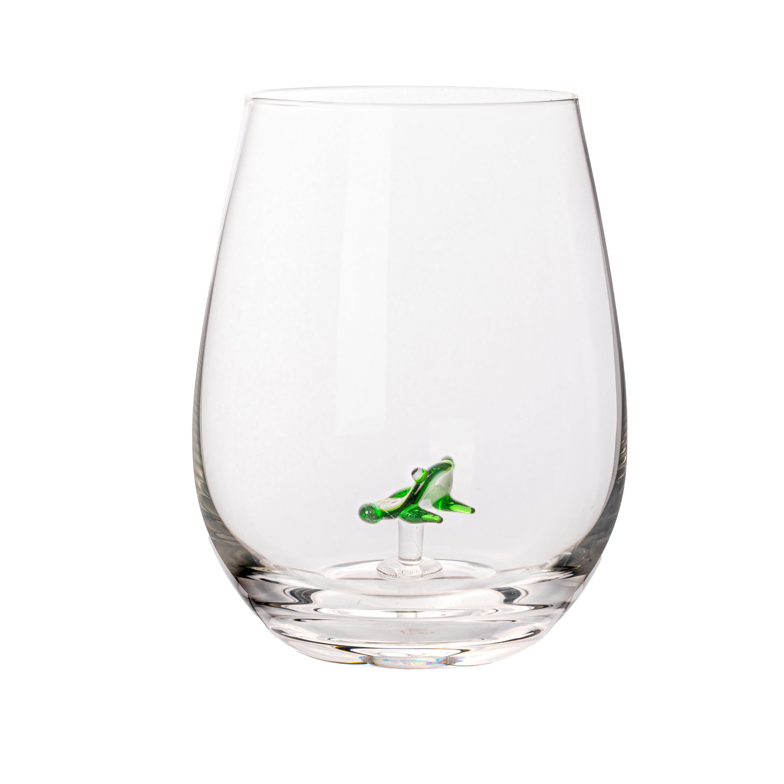 Storied Home Round Stemless Wine Glass Set of 10, , large