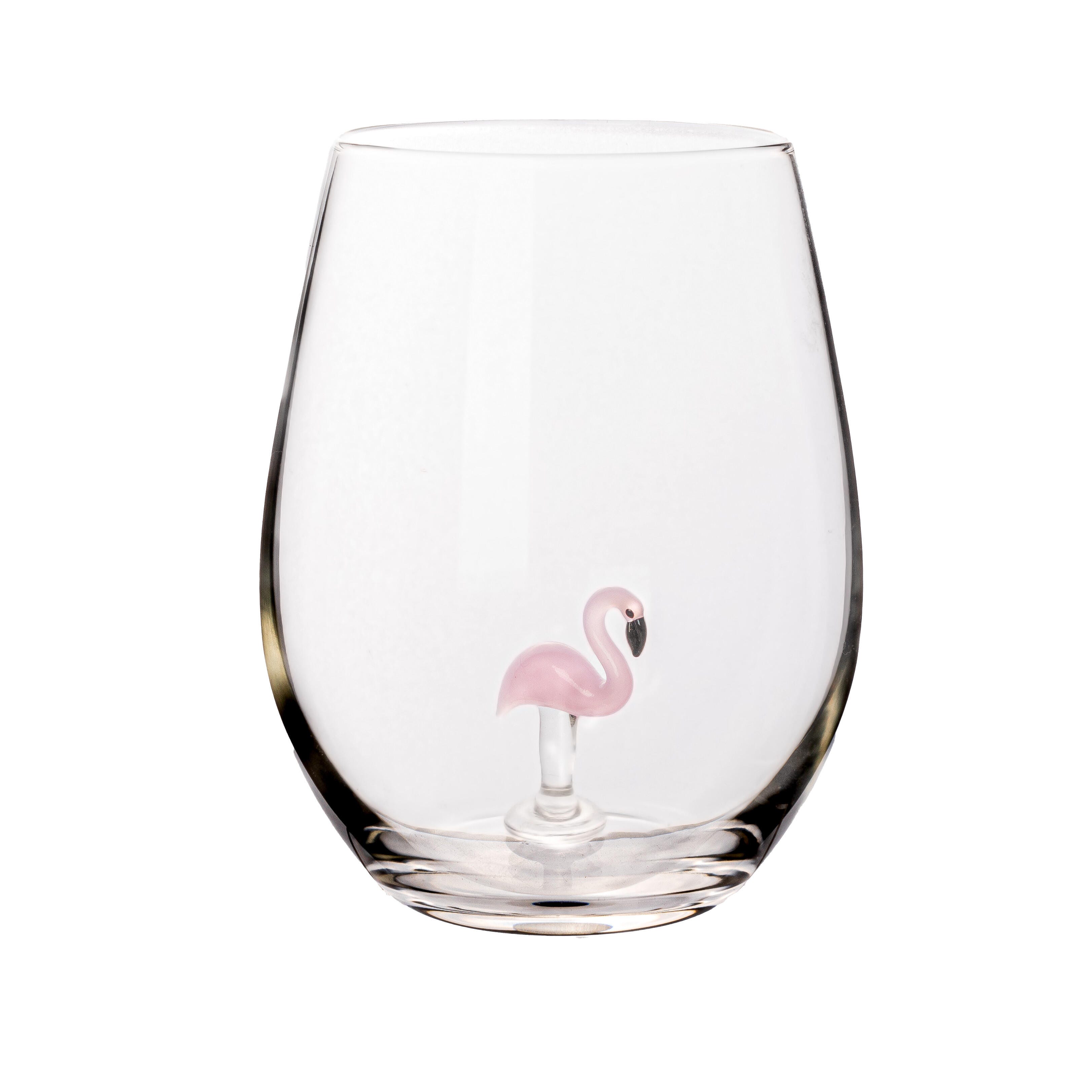Storied Home Round Stemless Wine Glass Set of 10, , large