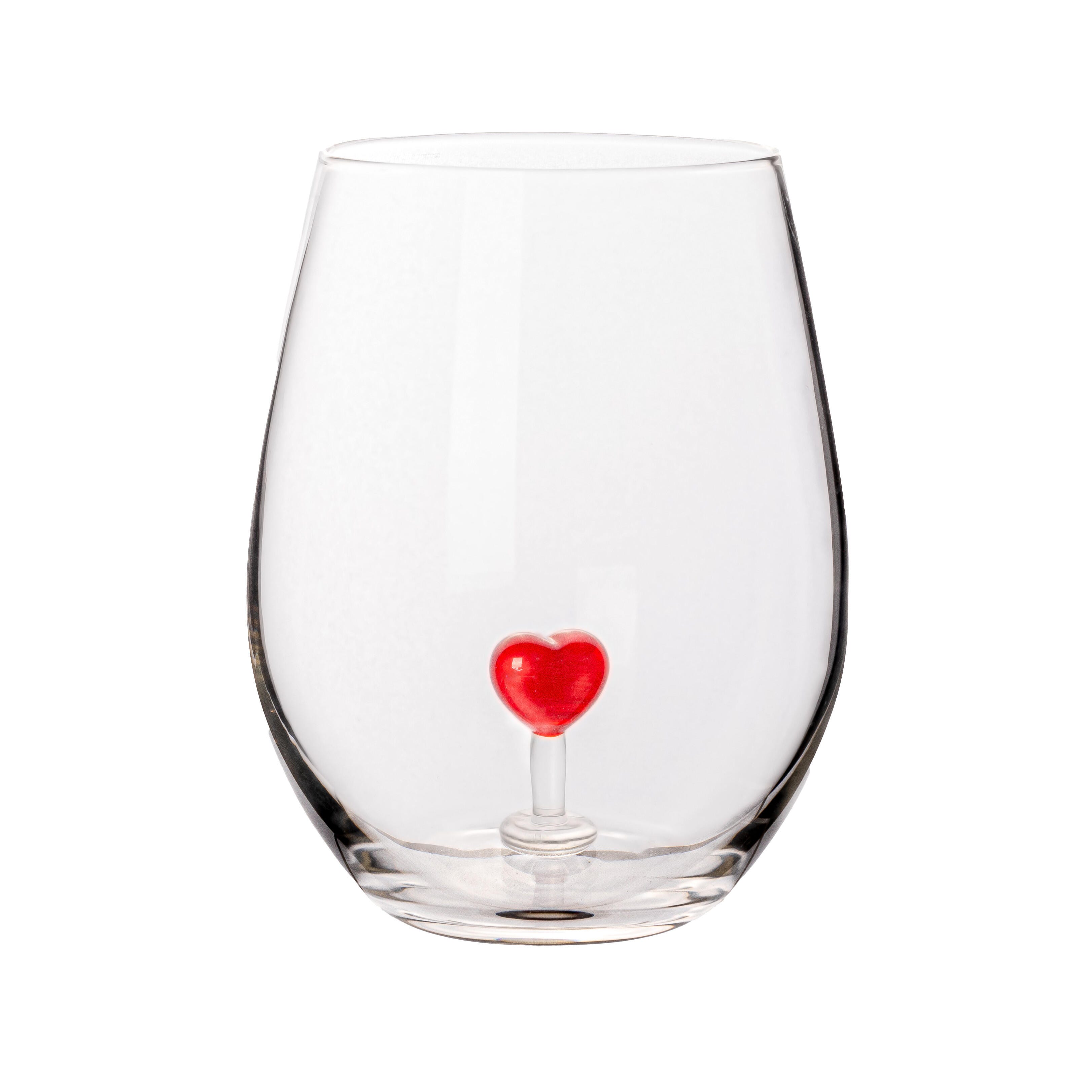 Storied Home Round Stemless Wine Glass Set of 10, , large