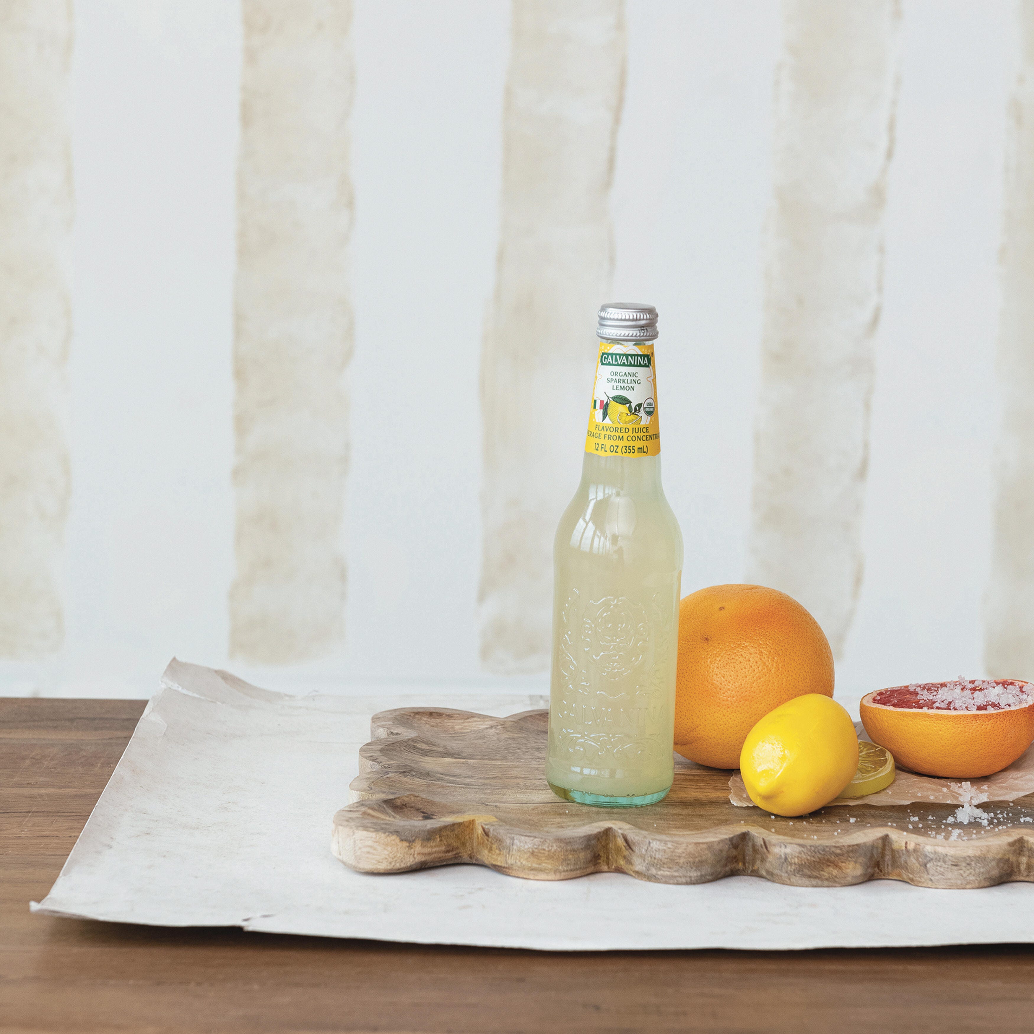 Storied Home Rustic Scalloped Tray, , large