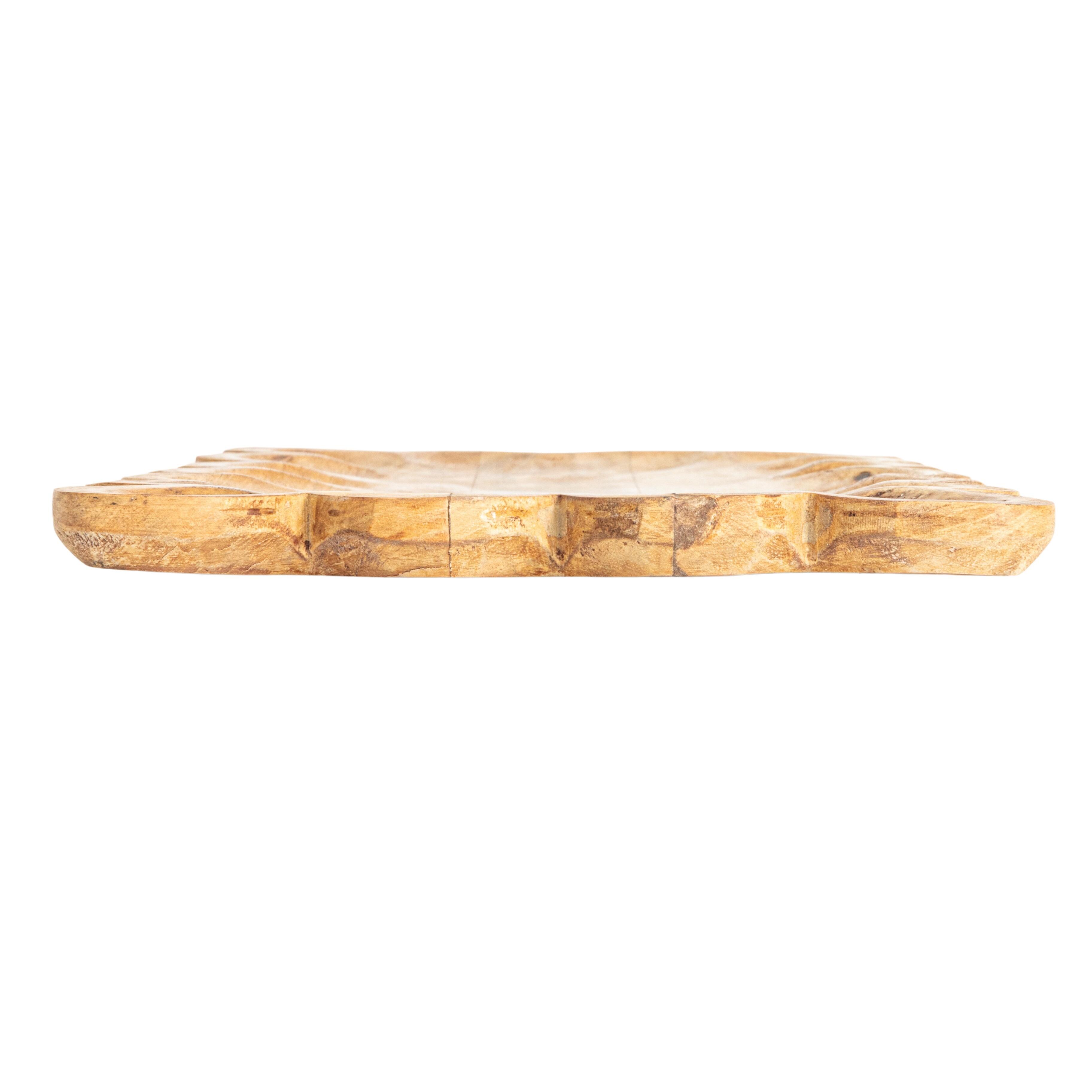 Storied Home Rustic Scalloped Tray, , large
