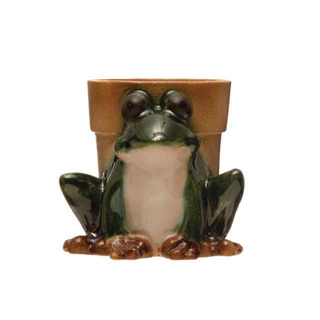 Storied Home Frog Planter
