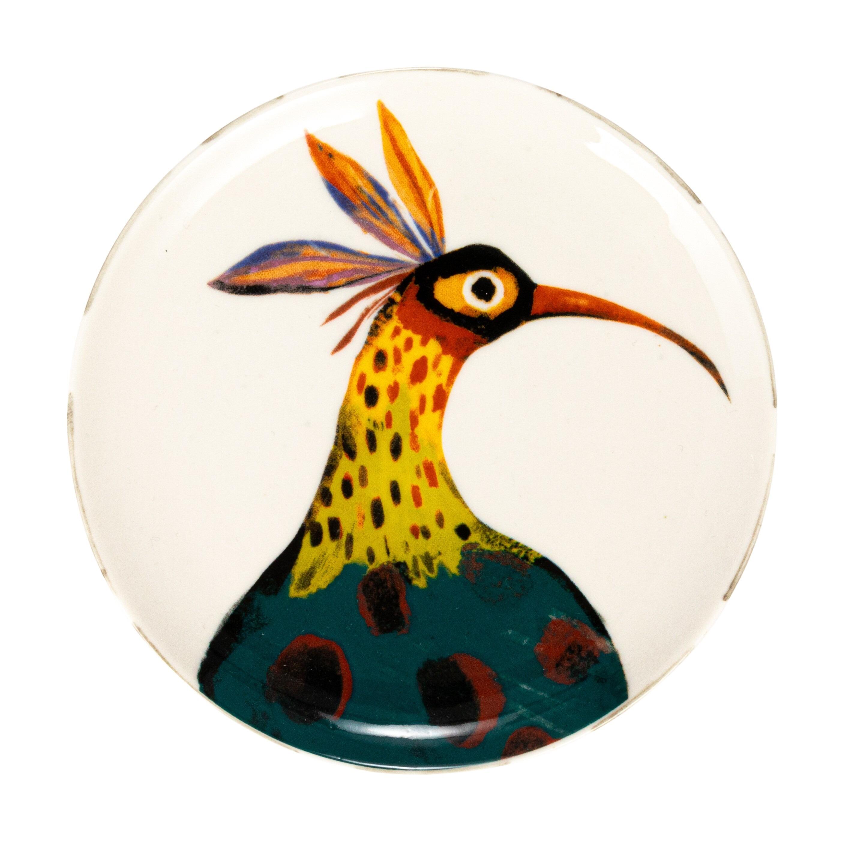 Storied Home Stoneware Plate Set with Animal Designs Set of 8, , large