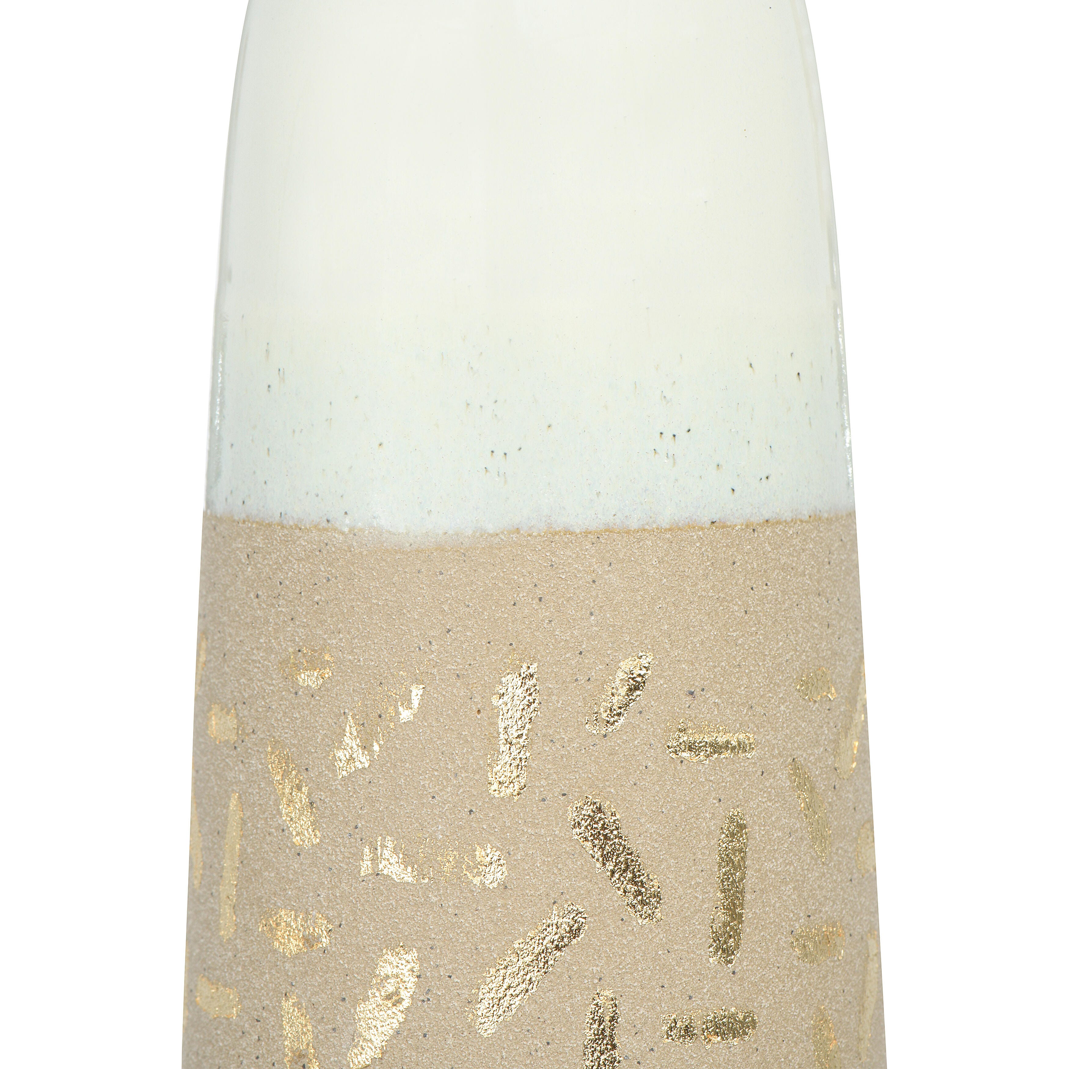 Storied Home Stoneware Vase with Glazed Pattern, , large