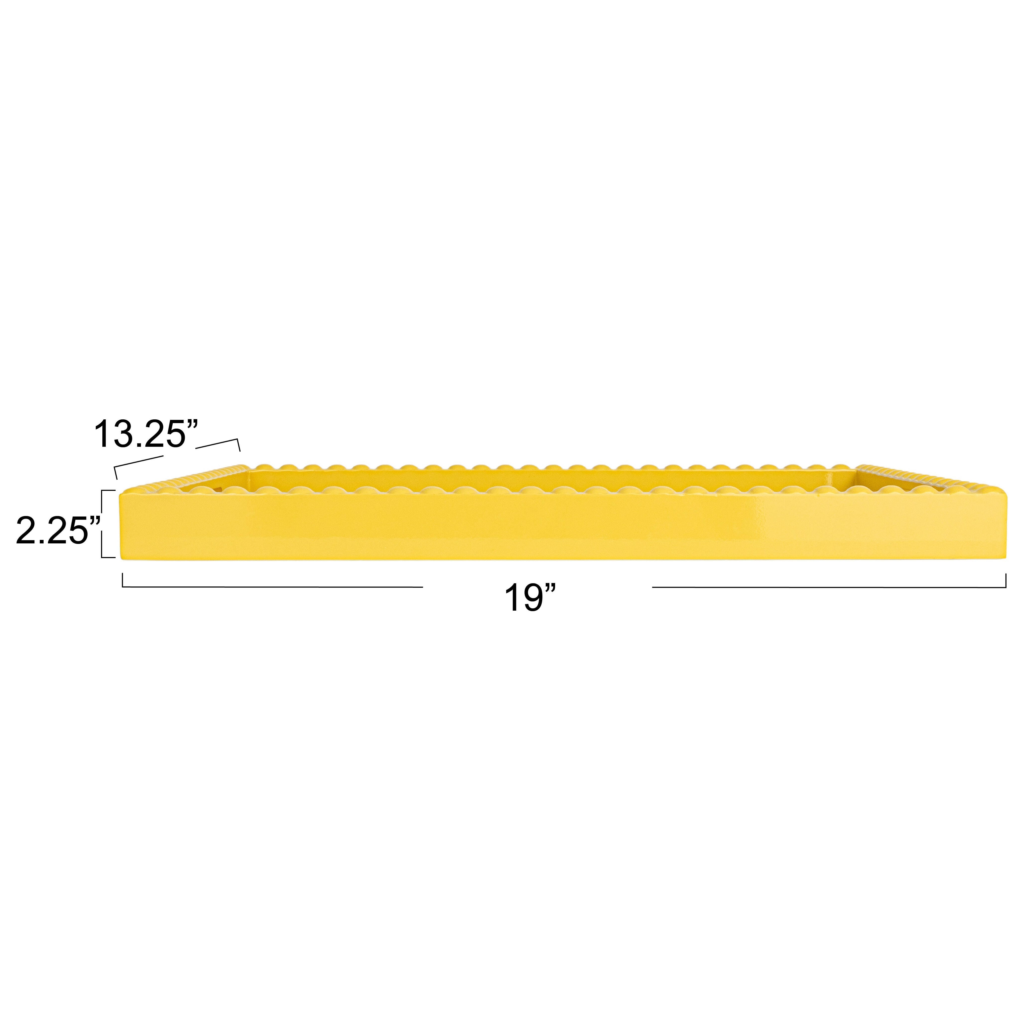 Storied Home Sunny Tray with Handles, , large