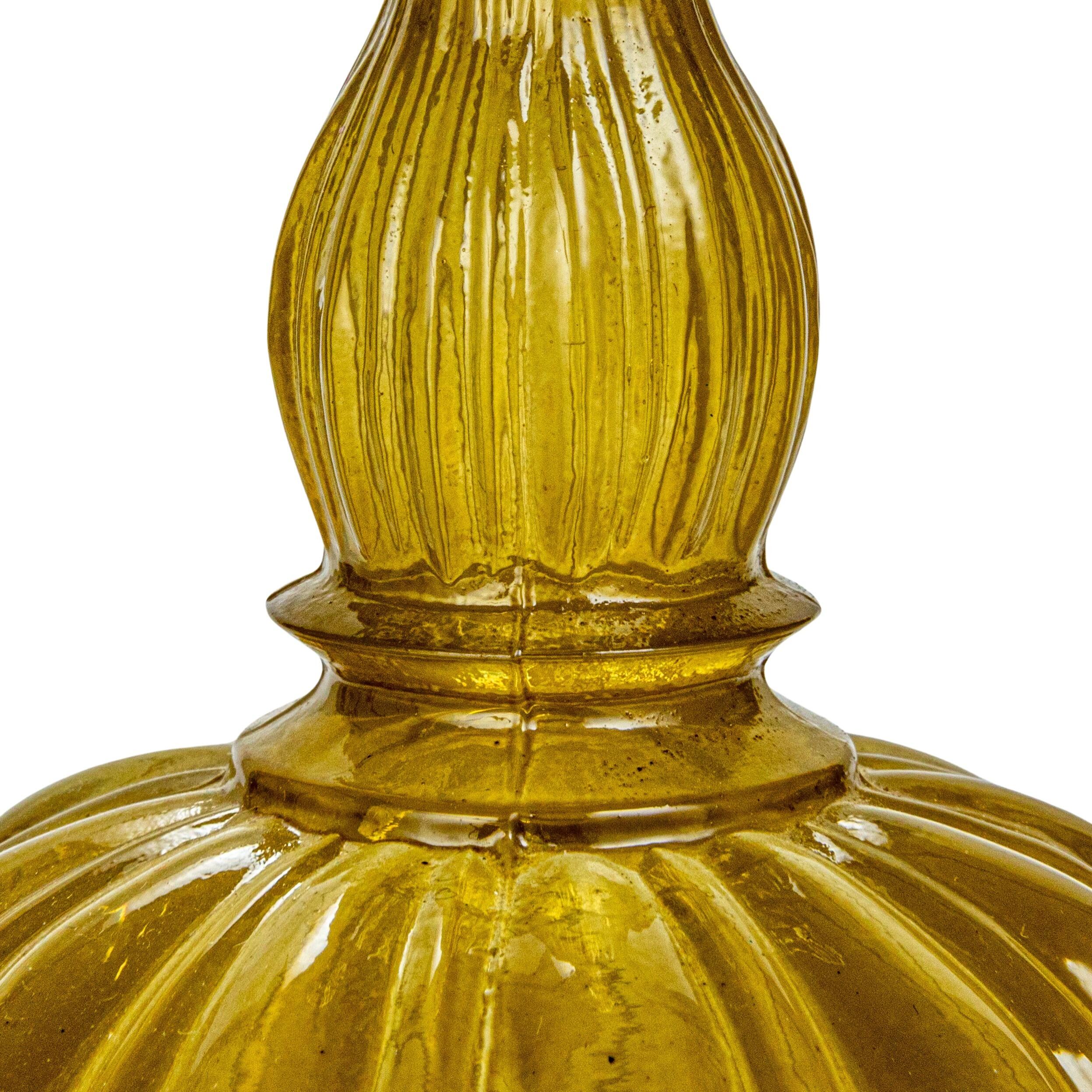 Storied Home Embossed Glass Taper Holder, , large