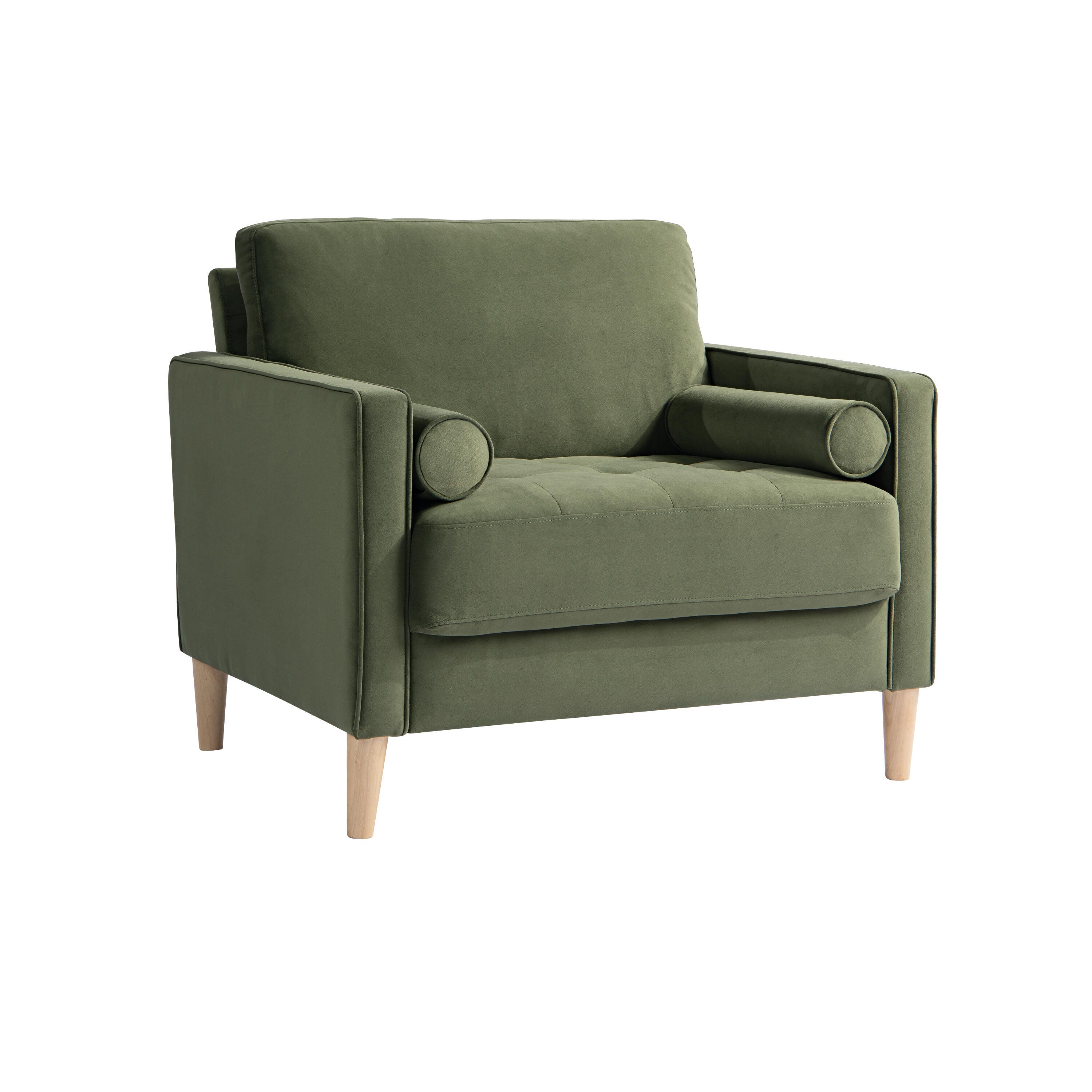 Studio Living Lansing Accent Chair, Olive, large