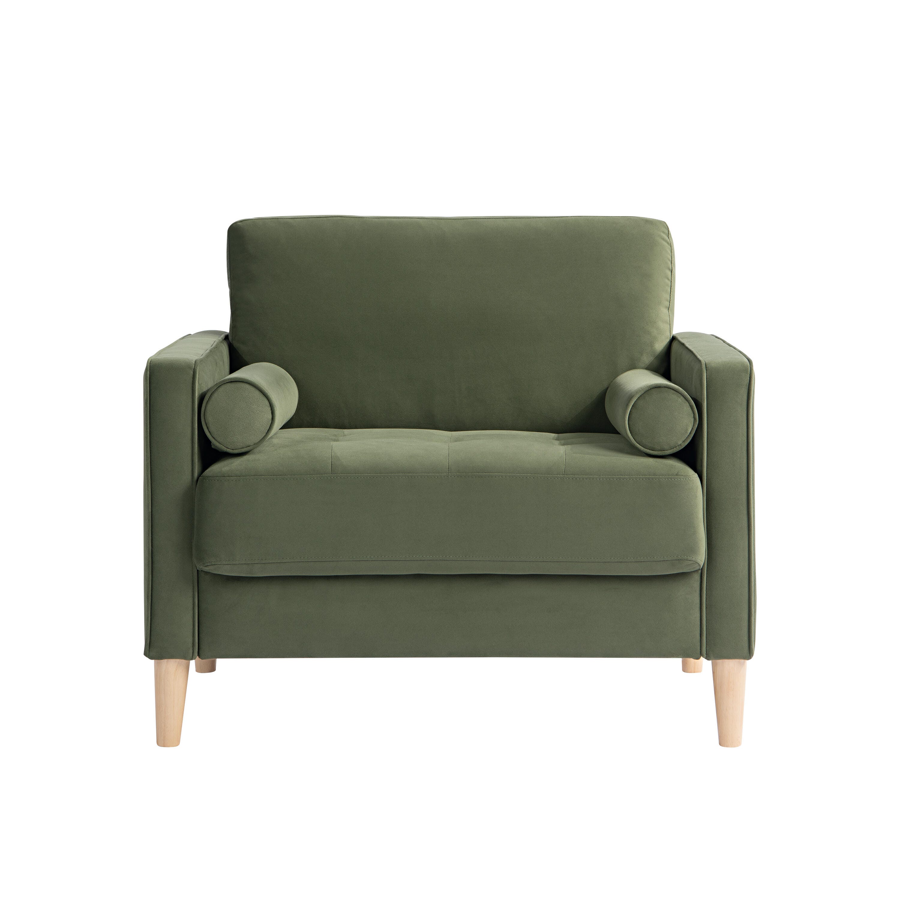 Studio Living Lansing Accent Chair, Olive, large