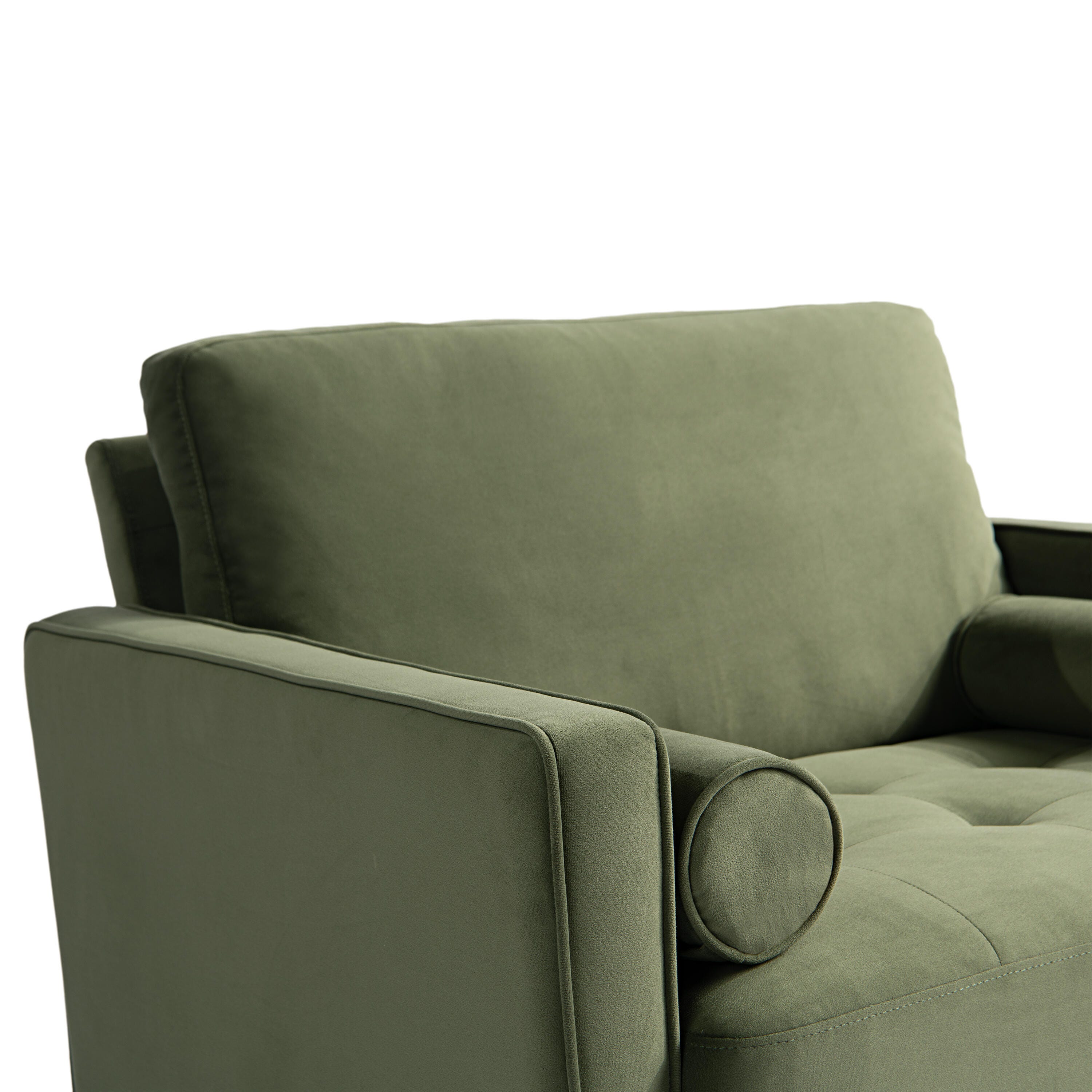 Studio Living Lansing Accent Chair, Olive, large