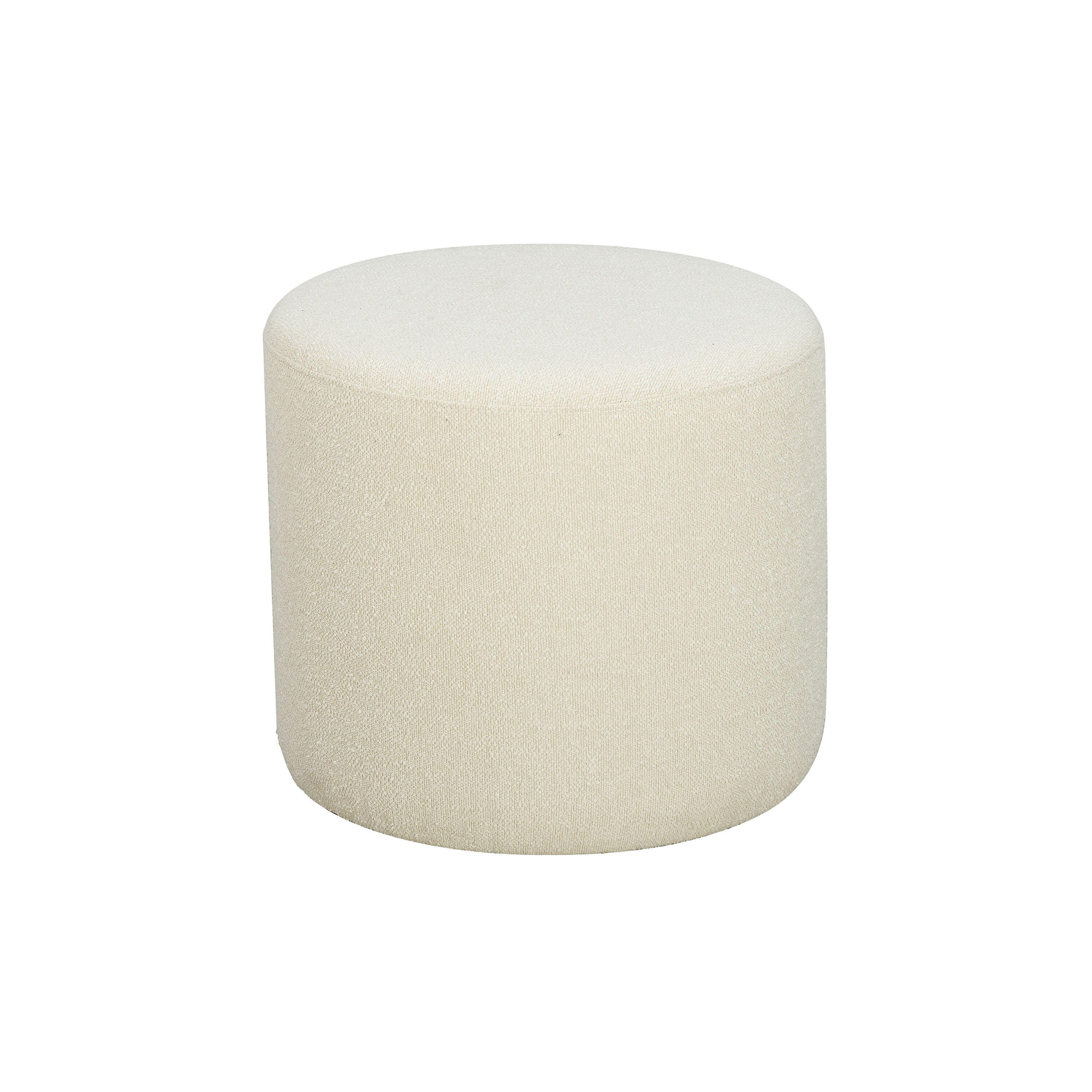 Studio Living Gardner Ottoman, Snow, large