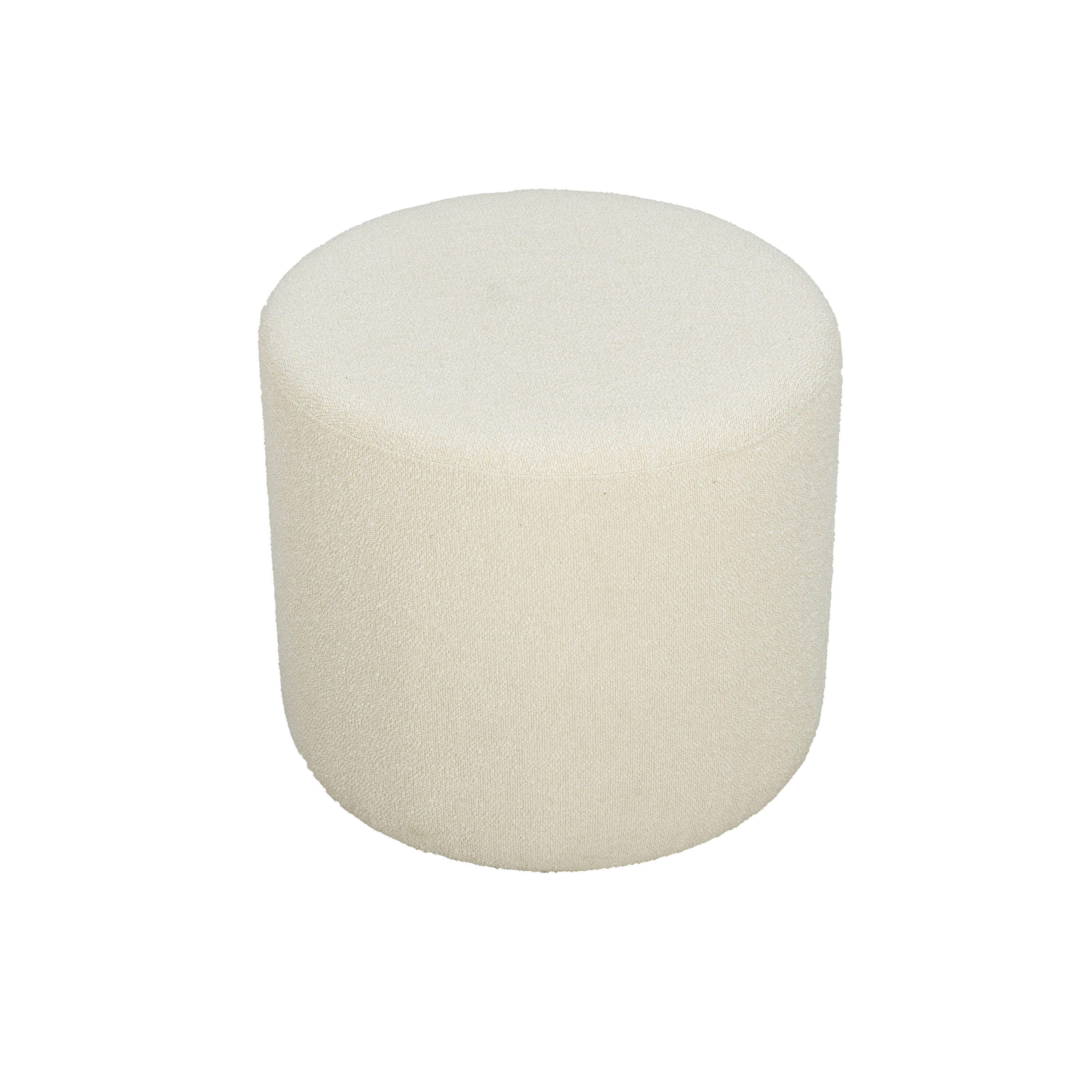 Studio Living Gardner Ottoman, Snow, large