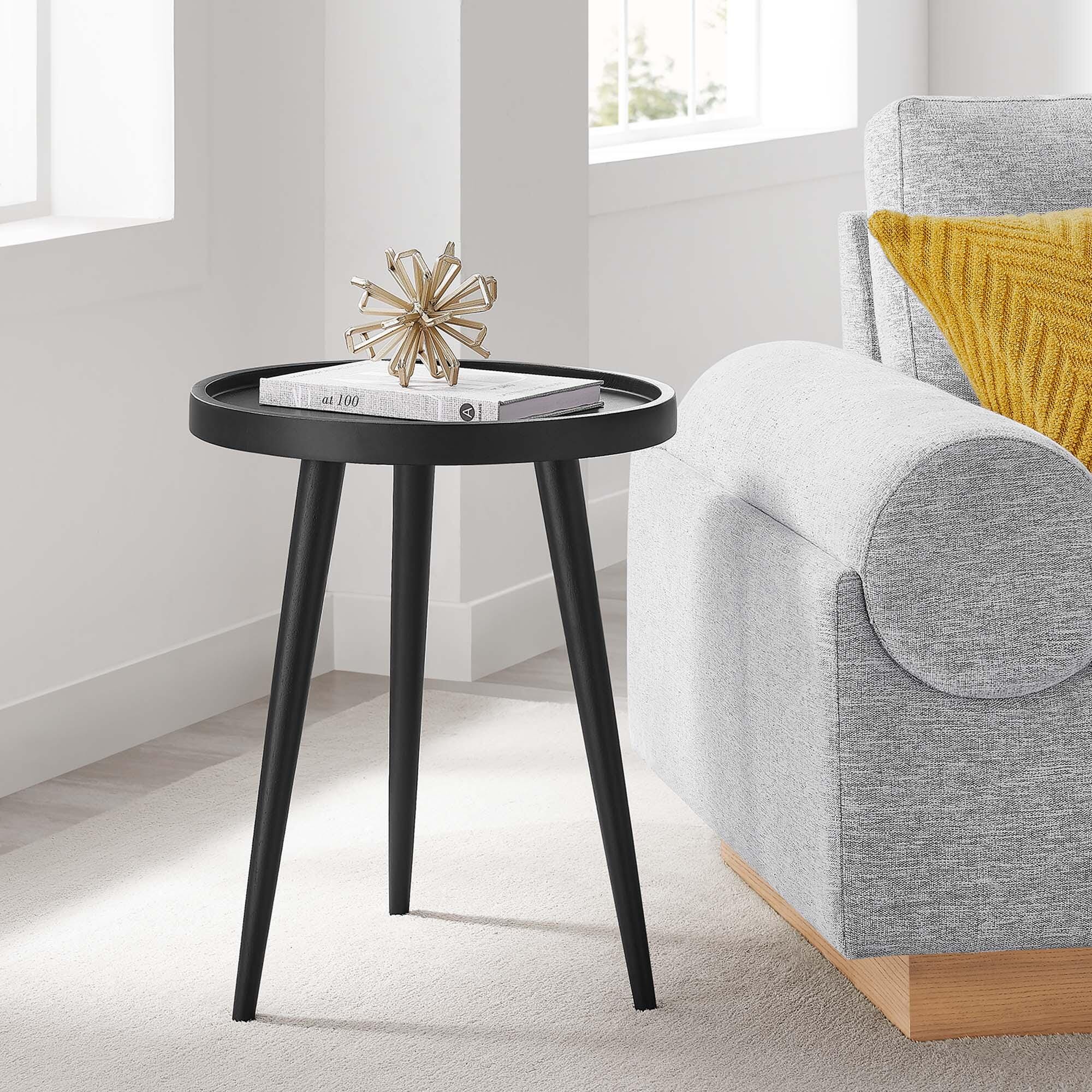 Modway Chiro Side Table, Black, large