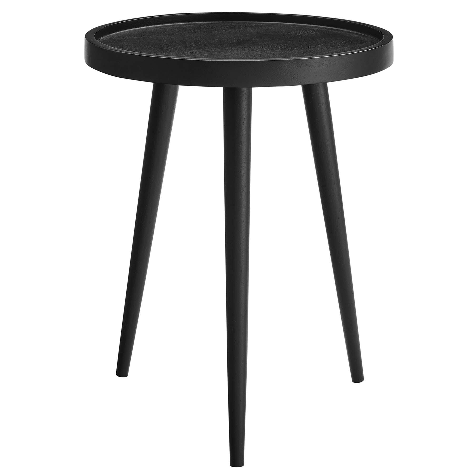 Modway Chiro Side Table, Black, large