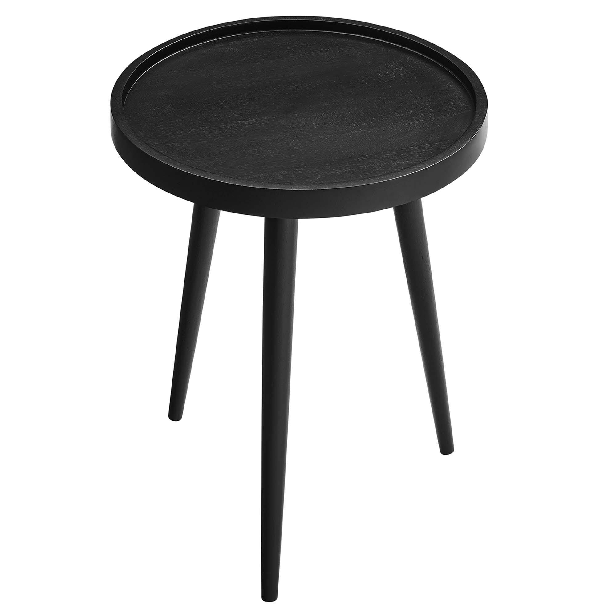 Modway Chiro Side Table, Black, large