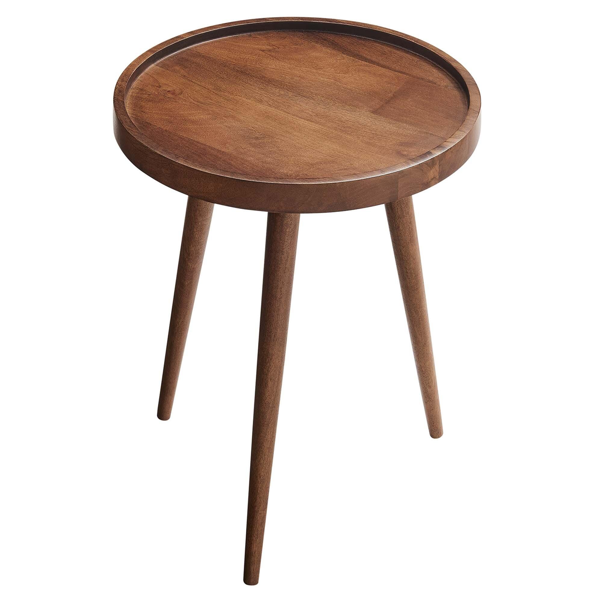 Modway Chiro Side Table, Walnut, large