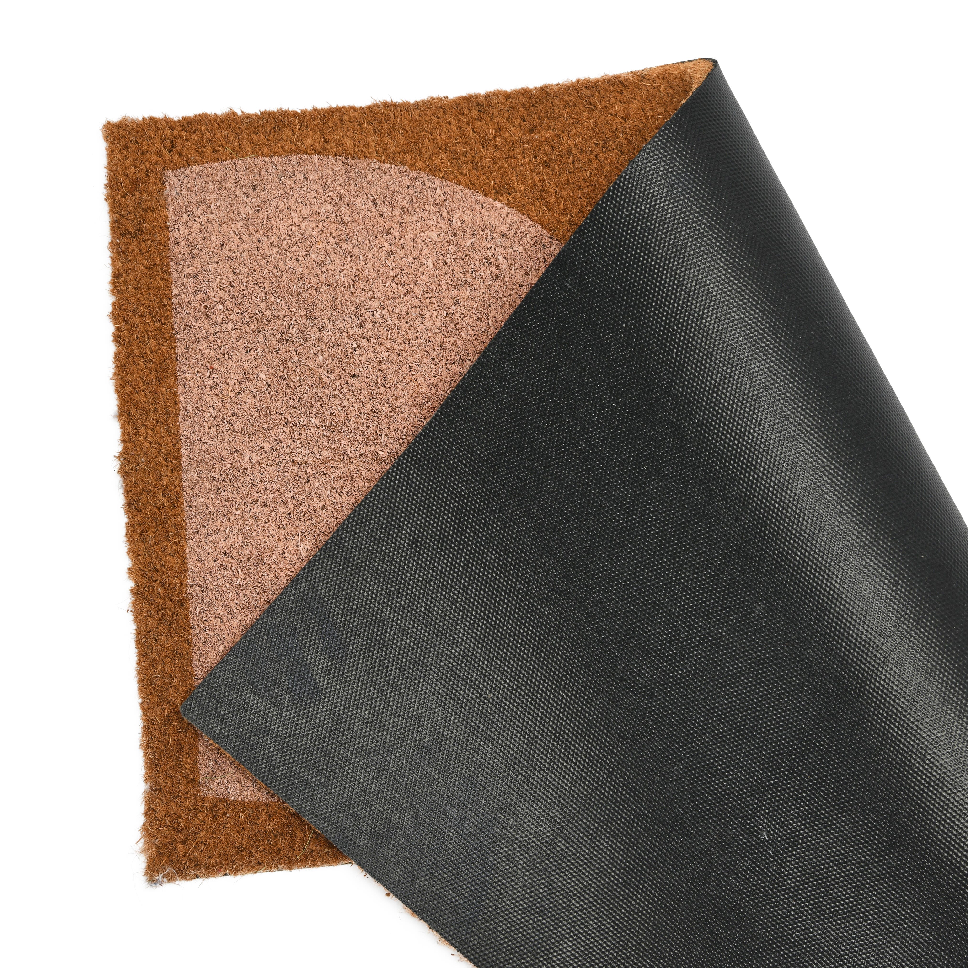 Storied Home Abstract Print Coir 32" x 16" Doormat, , large