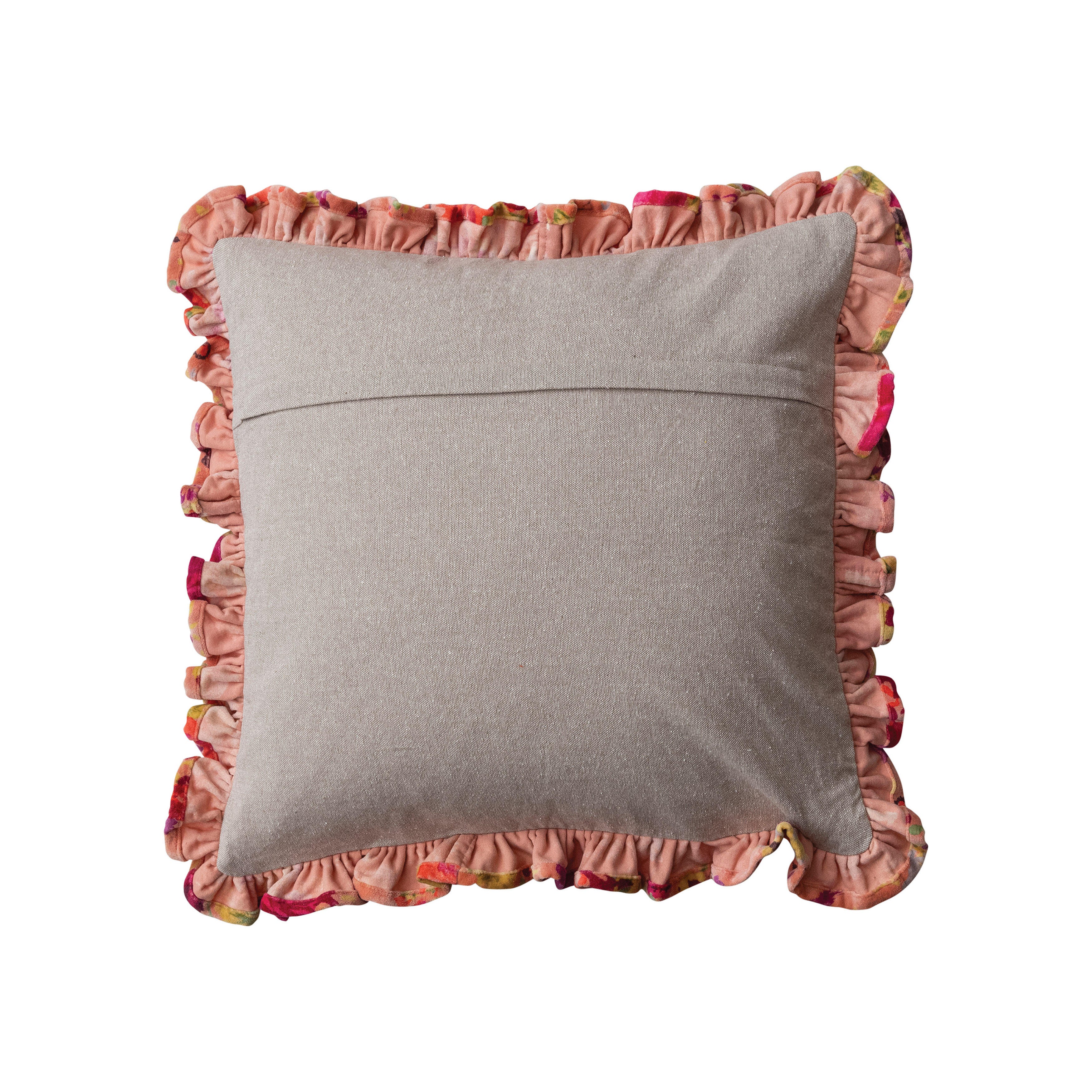 Storied Home Beetles and Chambray Back Lumbar Pillow, , large