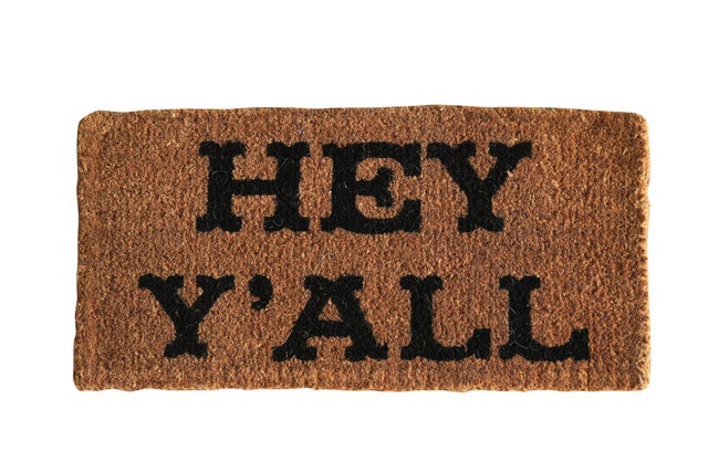Storied Home Hey Y'all 32" x 16" Doormat
